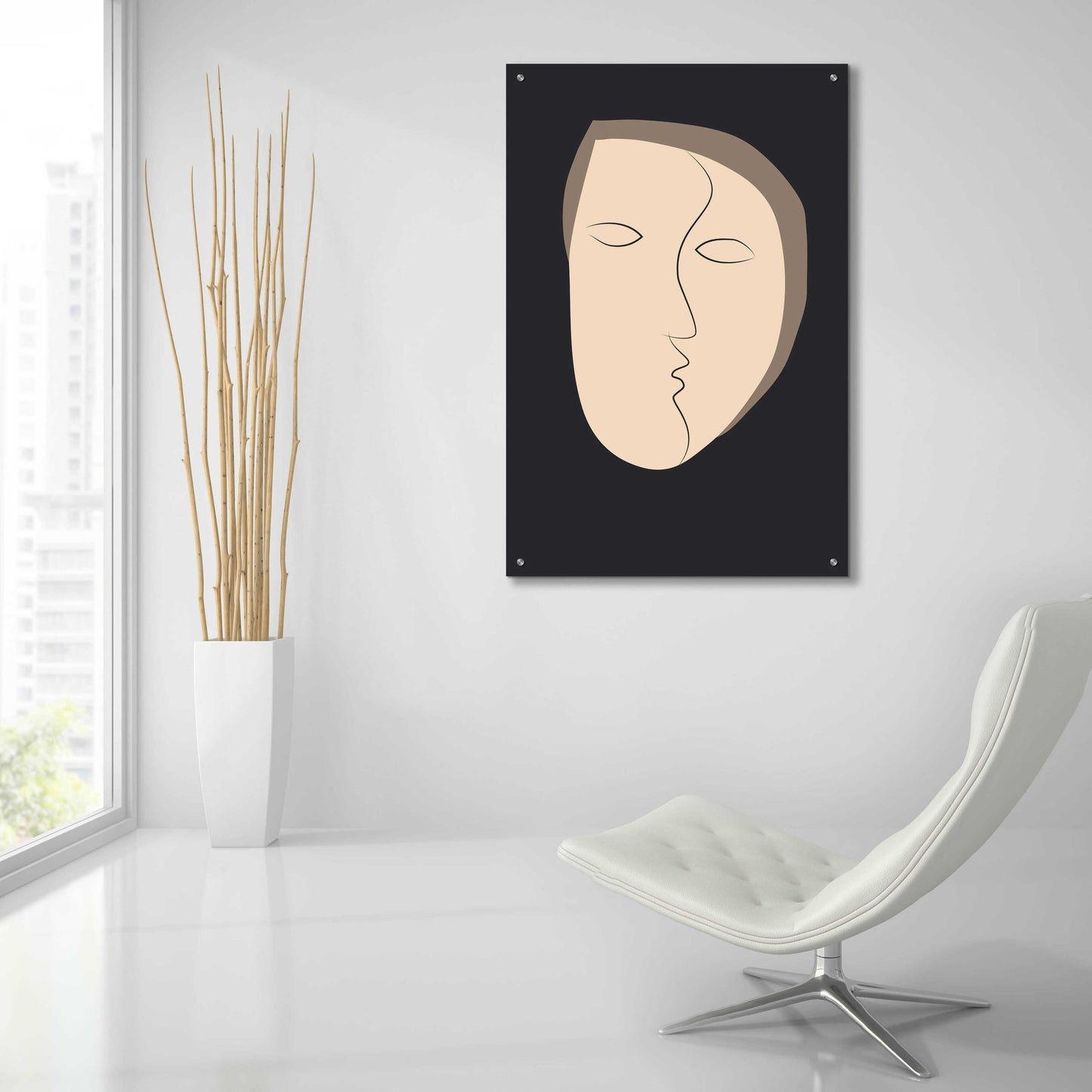 Epic Art 'Face It 1' by Design Fabrikken, Acrylic Glass Wall Art,24x36