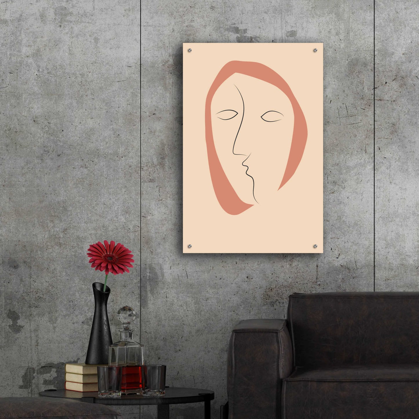 Epic Art 'Face It 2' by Design Fabrikken, Acrylic Glass Wall Art,24x36