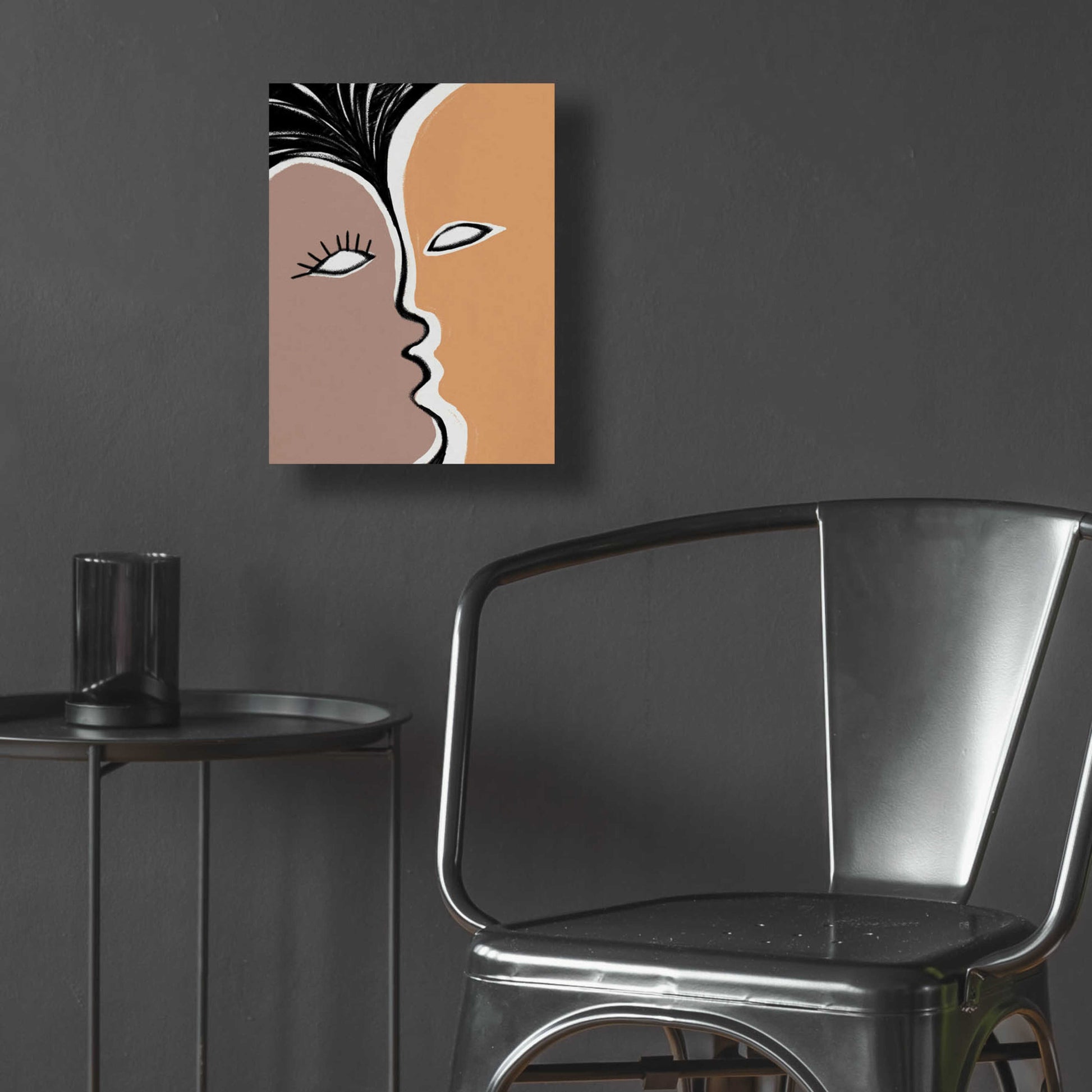 Epic Art 'Face to Face 2' by Design Fabrikken, Acrylic Glass Wall Art,12x16