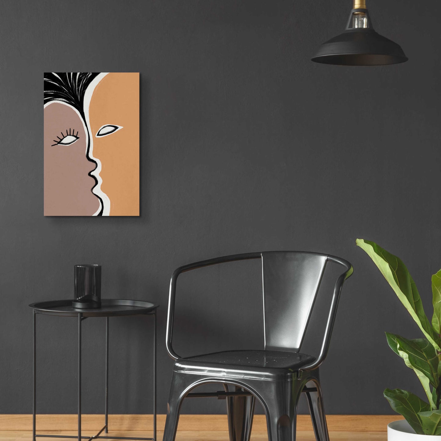 Epic Art 'Face to Face 2' by Design Fabrikken, Acrylic Glass Wall Art,16x24