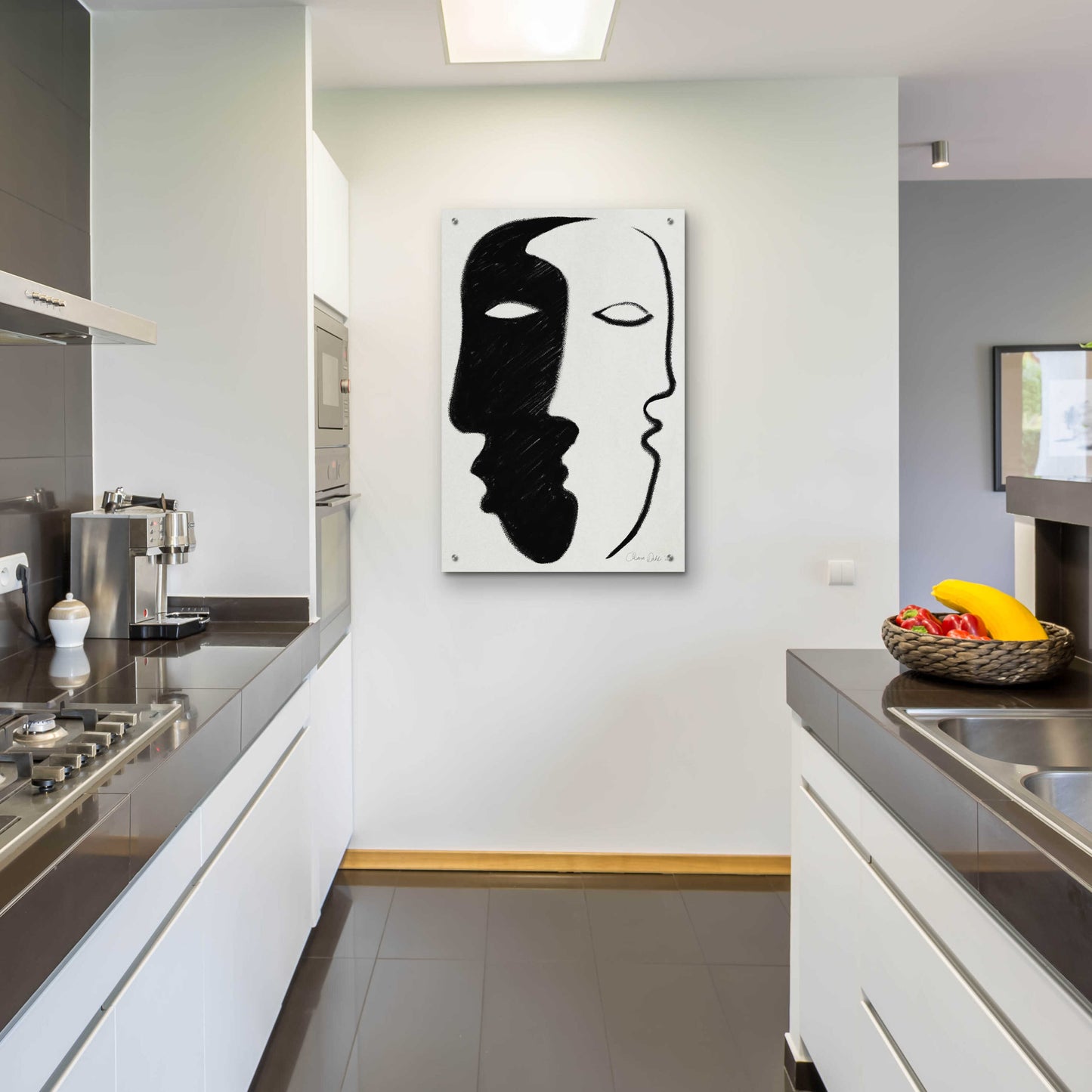 Epic Art 'Face to Face' by Design Fabrikken, Acrylic Glass Wall Art,24x36