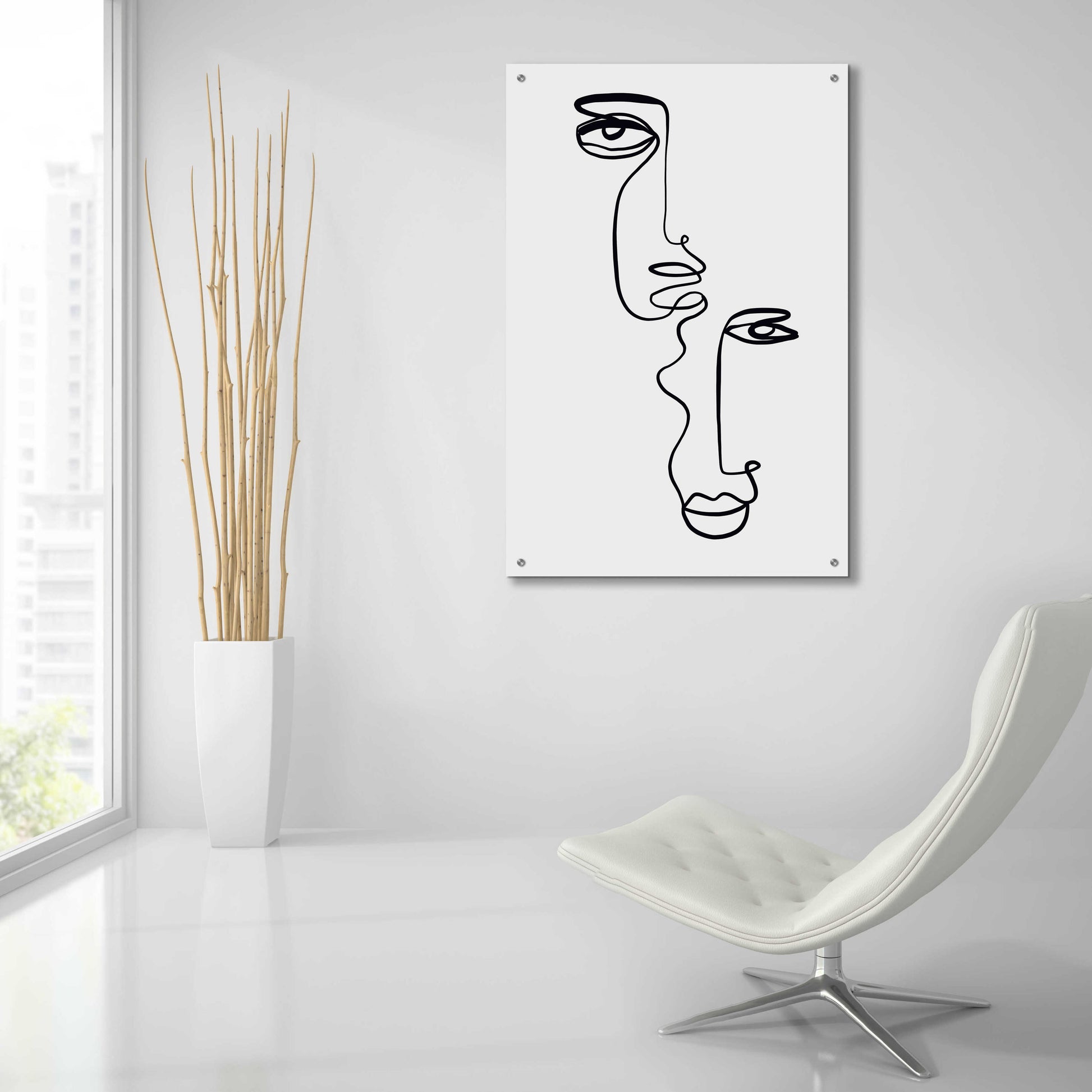 Epic Art 'Faces 2' by Design Fabrikken, Acrylic Glass Wall Art,24x36