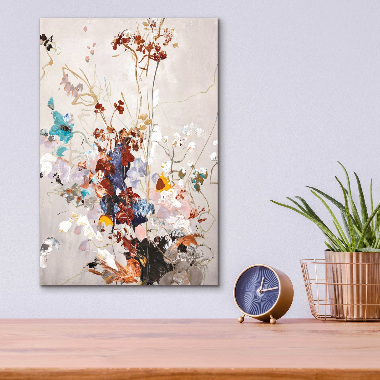 Epic Art 'Fall Floral' by Design Fabrikken, Acrylic Glass Wall Art,12x16