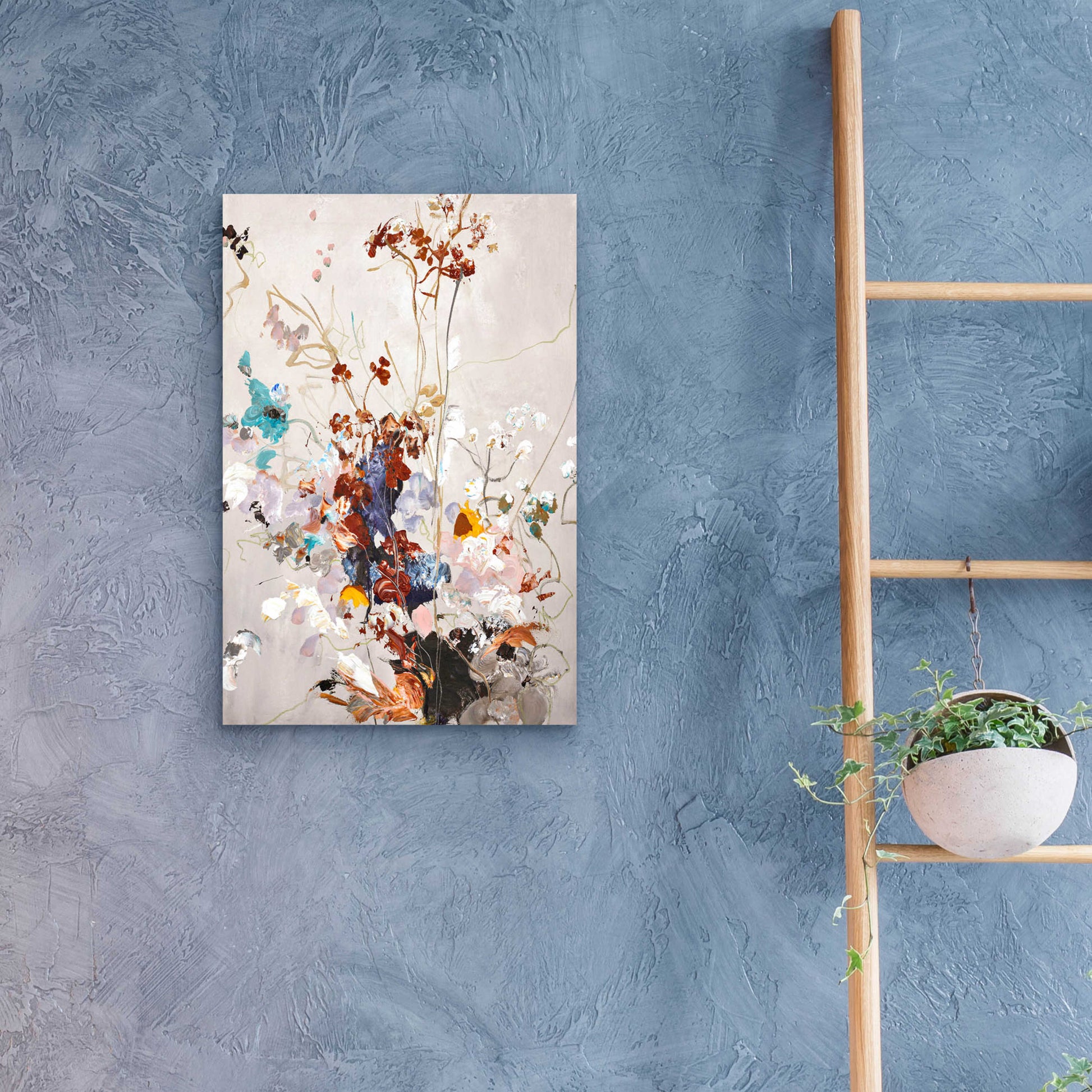 Epic Art 'Fall Floral' by Design Fabrikken, Acrylic Glass Wall Art,16x24