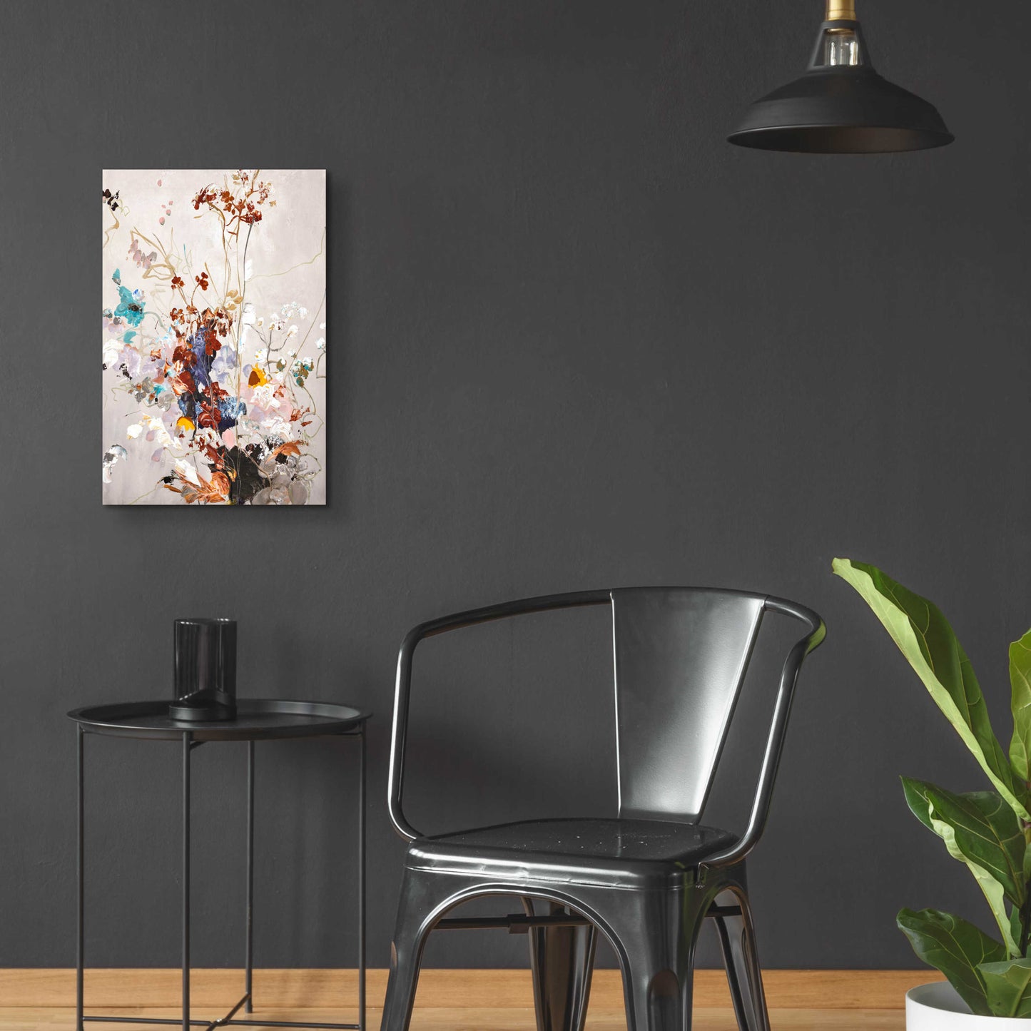 Epic Art 'Fall Floral' by Design Fabrikken, Acrylic Glass Wall Art,16x24