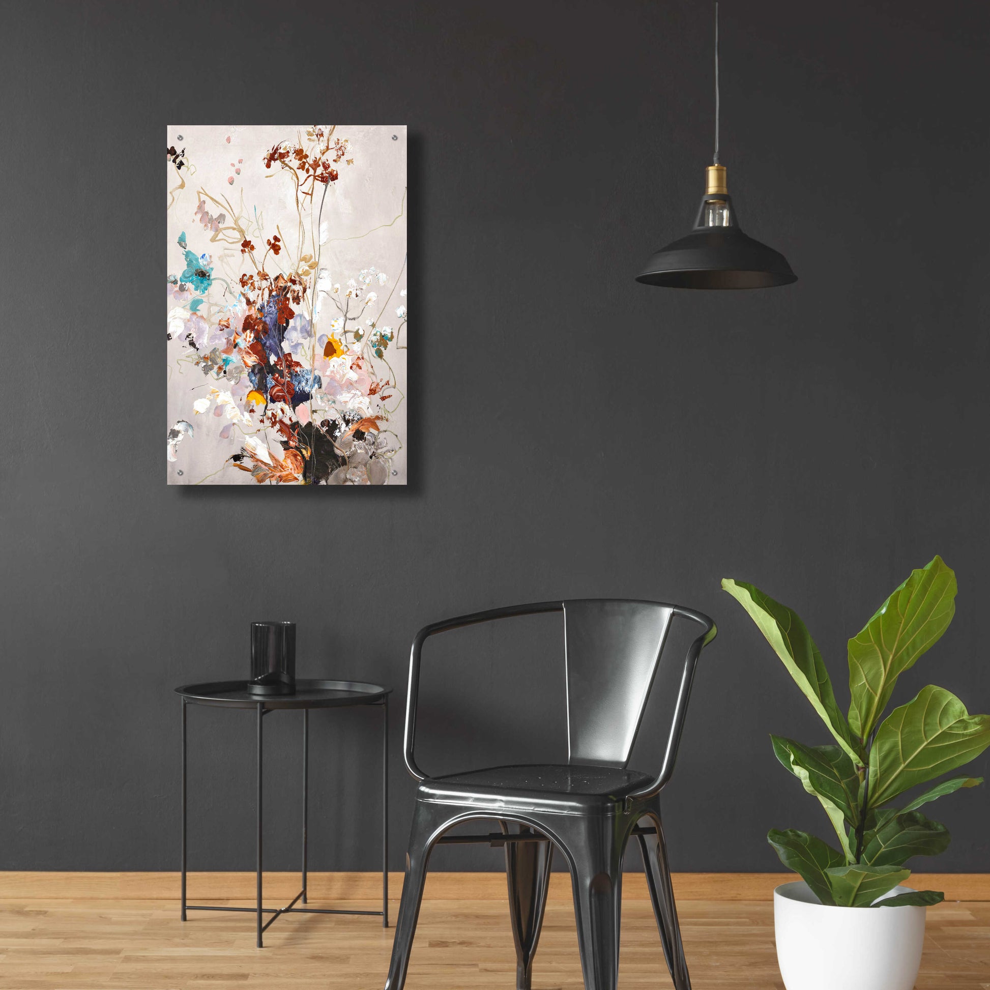 Epic Art 'Fall Floral' by Design Fabrikken, Acrylic Glass Wall Art,24x36