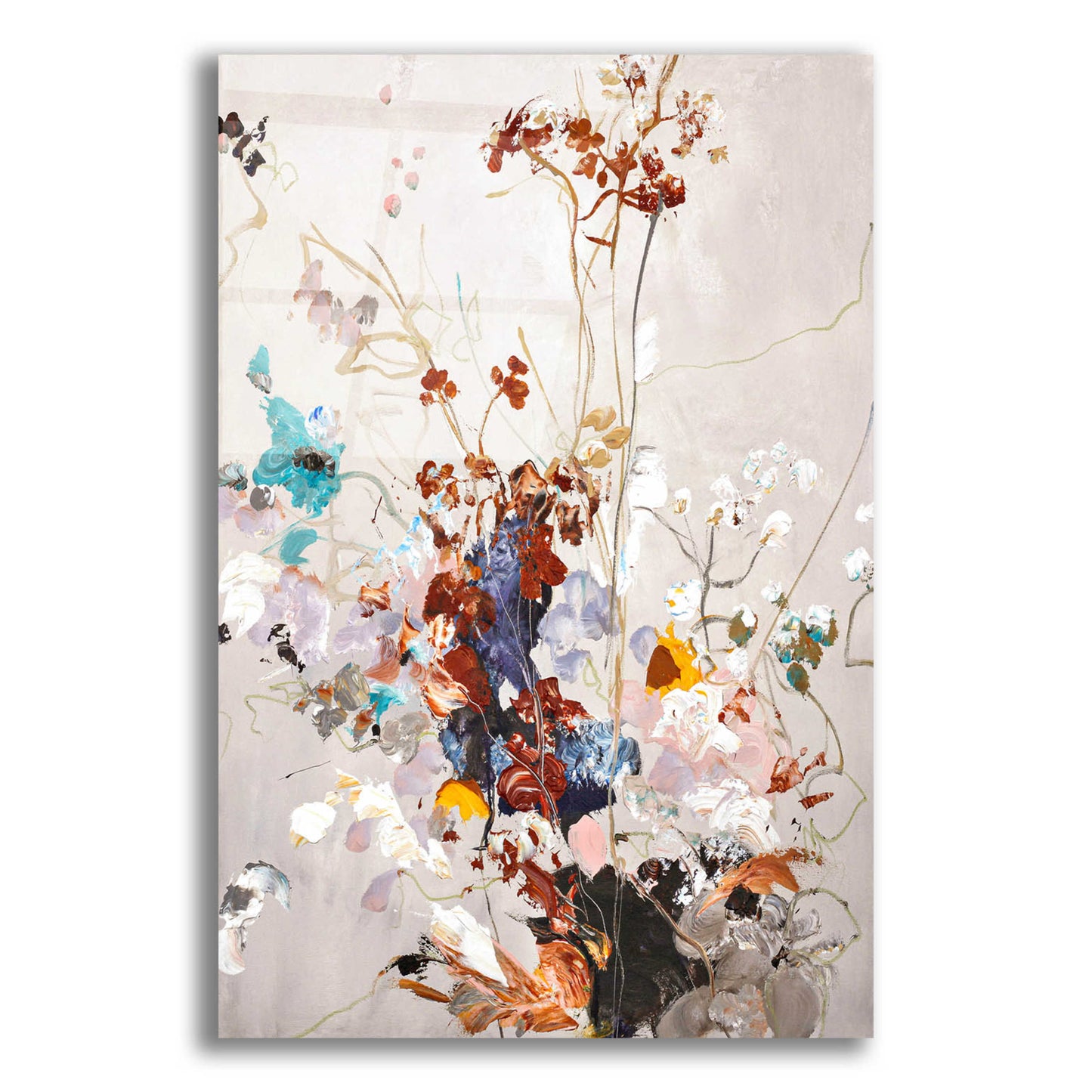 Epic Art 'Fall Floral' by Design Fabrikken, Acrylic Glass Wall Art