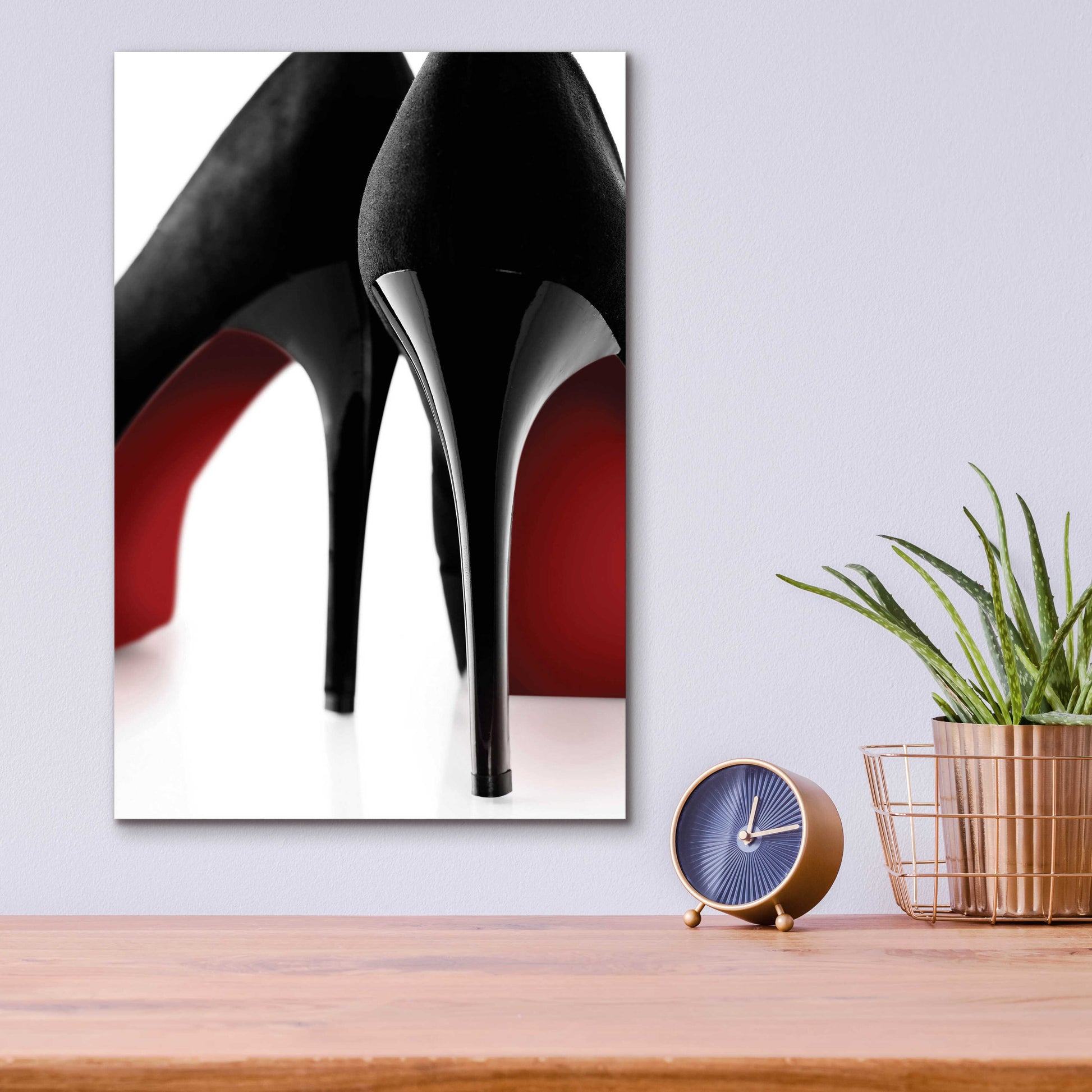 Epic Art 'Fashion Red 1' by Design Fabrikken, Acrylic Glass Wall Art,12x16