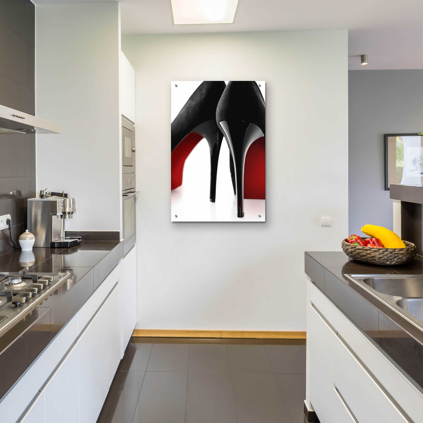 Epic Art 'Fashion Red 1' by Design Fabrikken, Acrylic Glass Wall Art,24x36