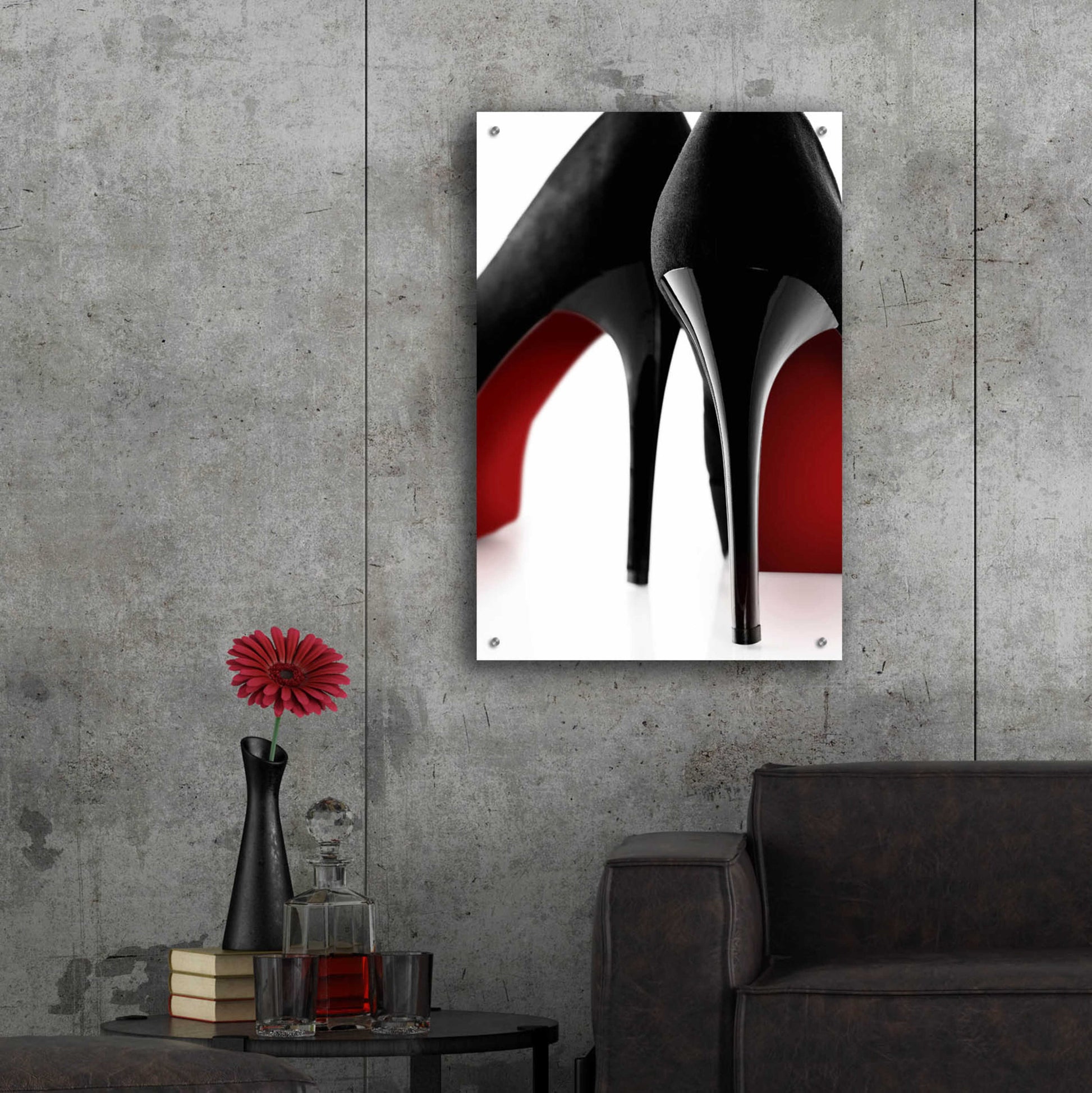 Epic Art 'Fashion Red 1' by Design Fabrikken, Acrylic Glass Wall Art,24x36