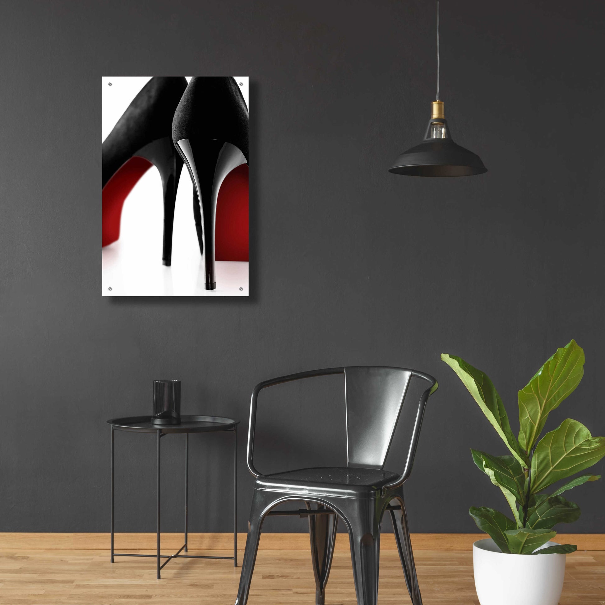 Epic Art 'Fashion Red 1' by Design Fabrikken, Acrylic Glass Wall Art,24x36