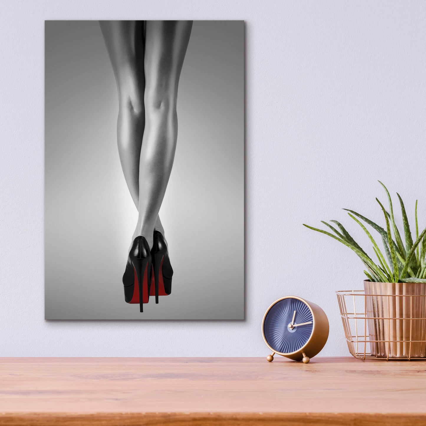 Epic Art 'Fashion Red 2' by Design Fabrikken, Acrylic Glass Wall Art,12x16