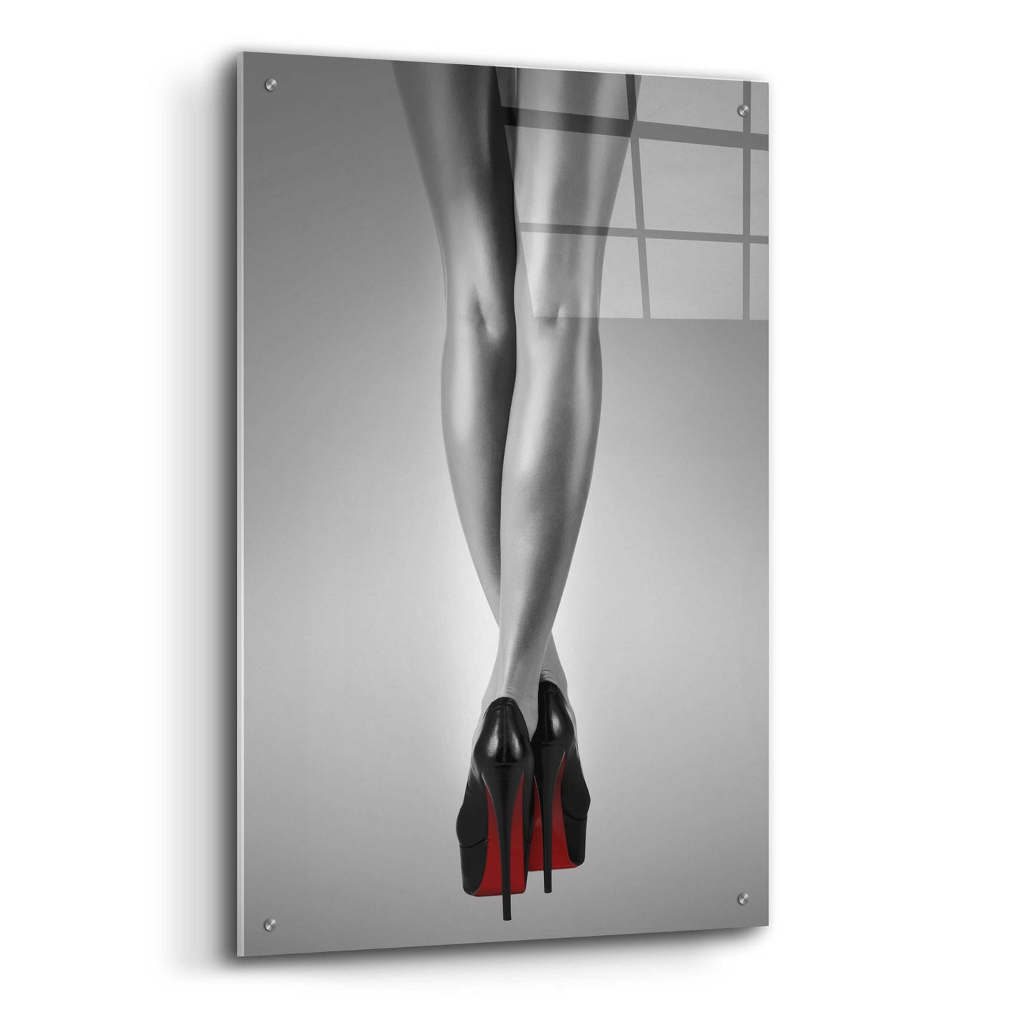 Epic Art 'Fashion Red 2' by Design Fabrikken, Acrylic Glass Wall Art,24x36