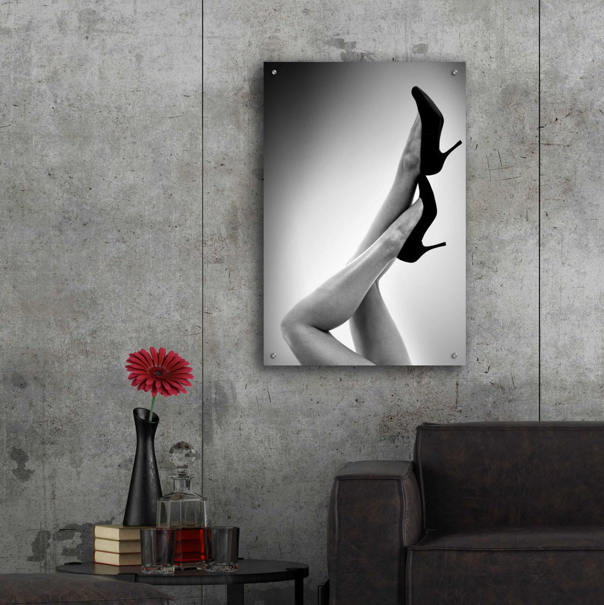 Epic Art 'Fashion Red 3' by Design Fabrikken, Acrylic Glass Wall Art,24x36