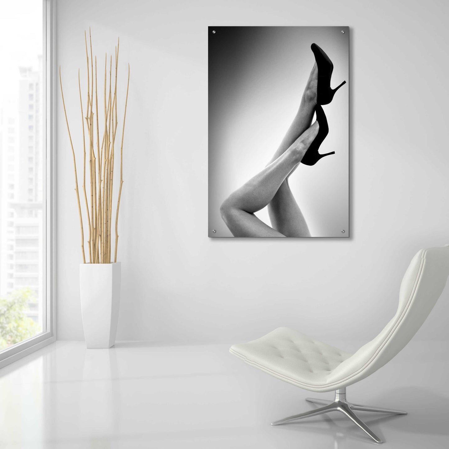 Epic Art 'Fashion Red 3' by Design Fabrikken, Acrylic Glass Wall Art,24x36