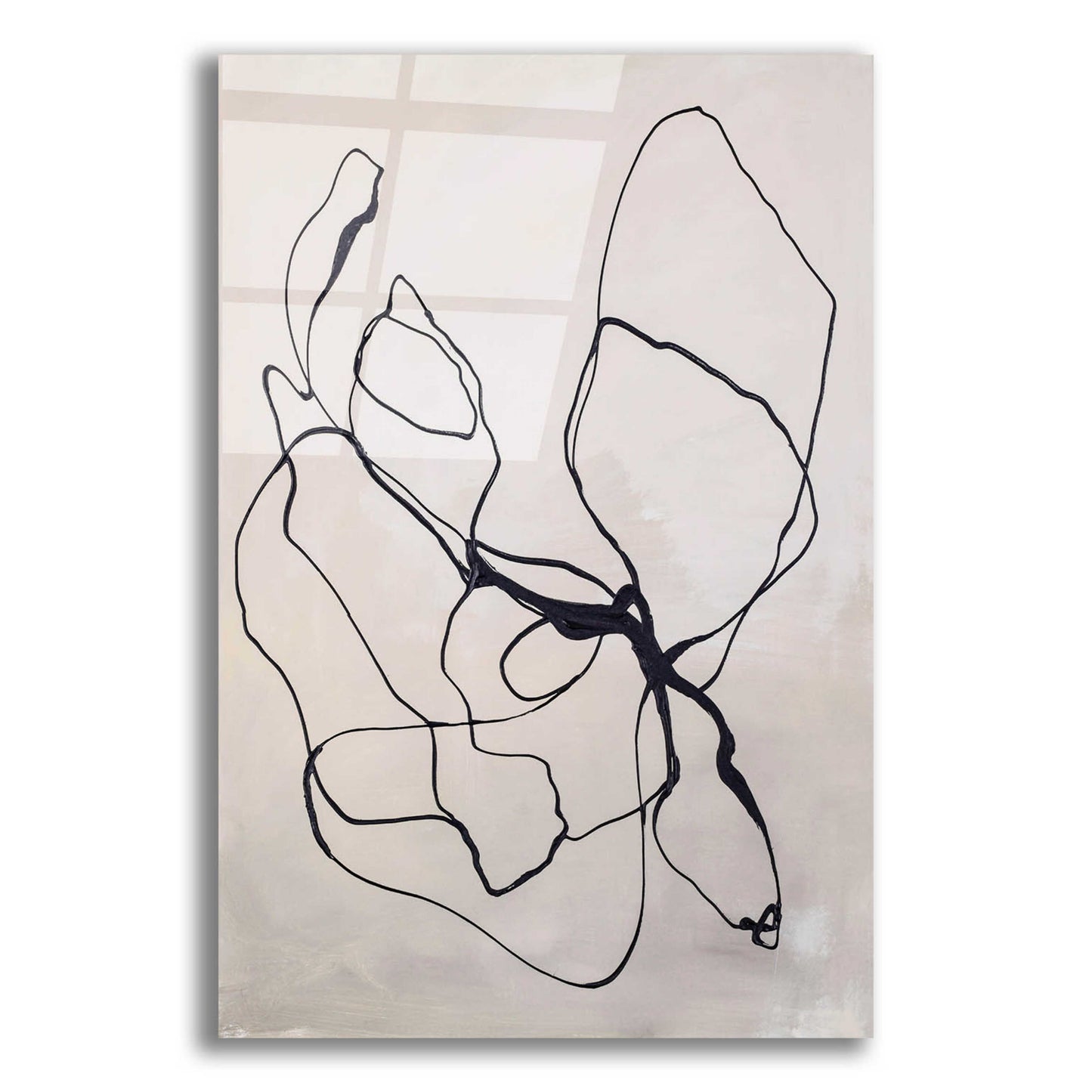 Epic Art 'Fine Line 4' by Design Fabrikken, Acrylic Glass Wall Art,12x16