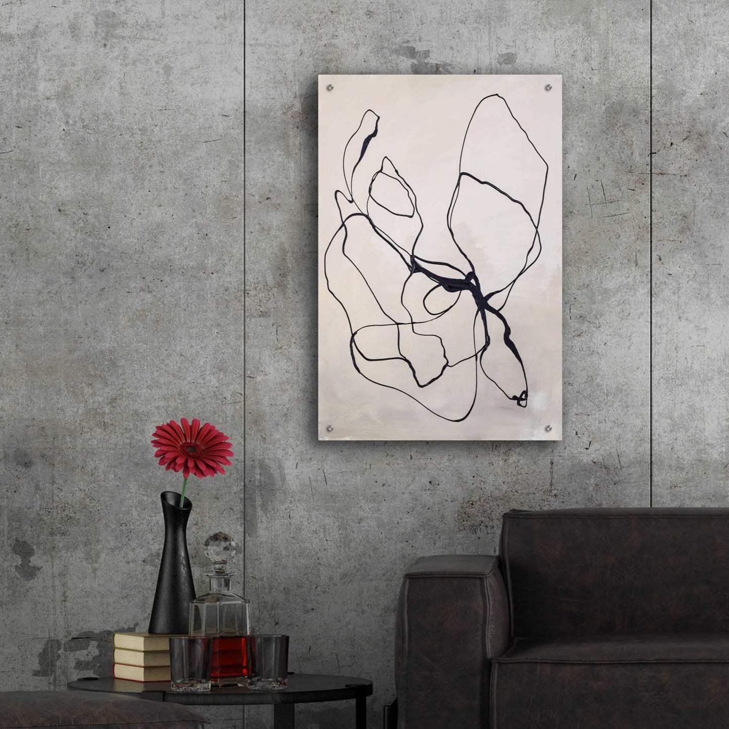 Epic Art 'Fine Line 4' by Design Fabrikken, Acrylic Glass Wall Art,24x36