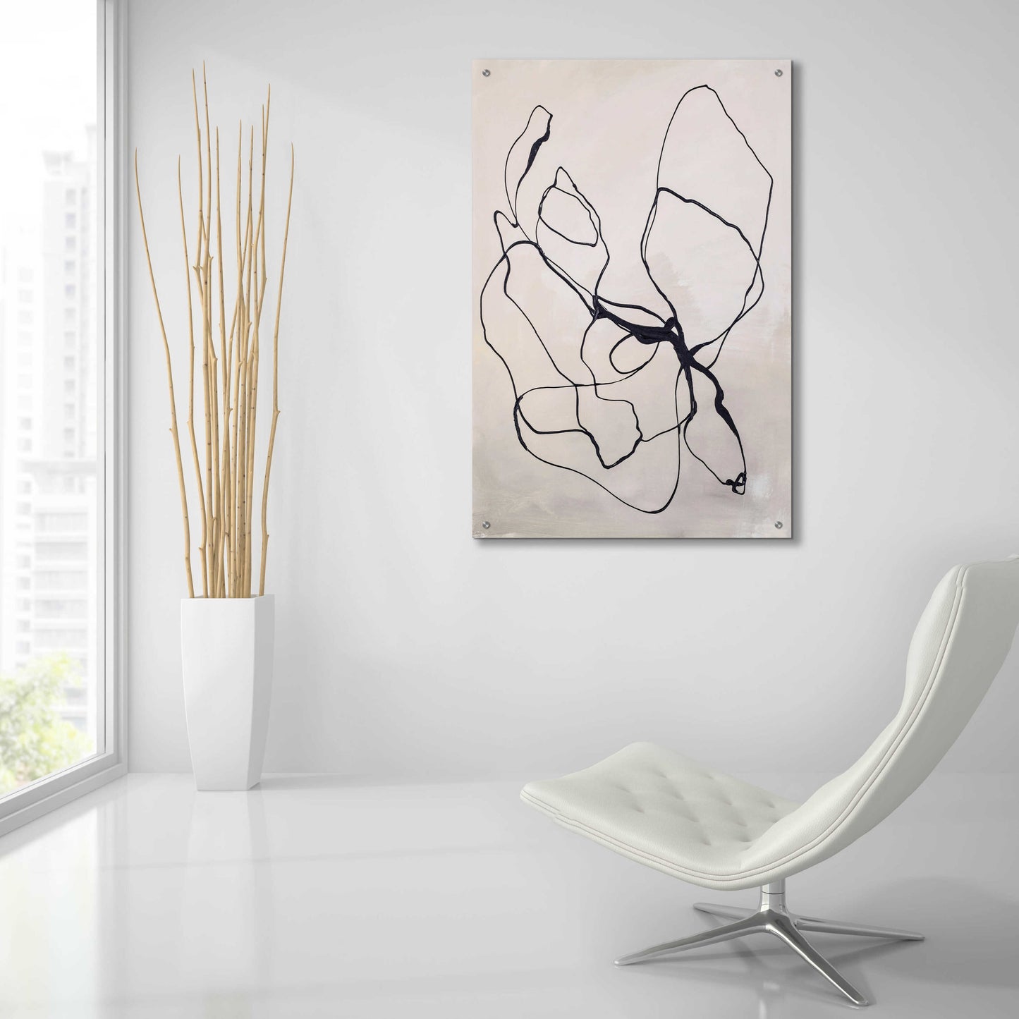 Epic Art 'Fine Line 4' by Design Fabrikken, Acrylic Glass Wall Art,24x36