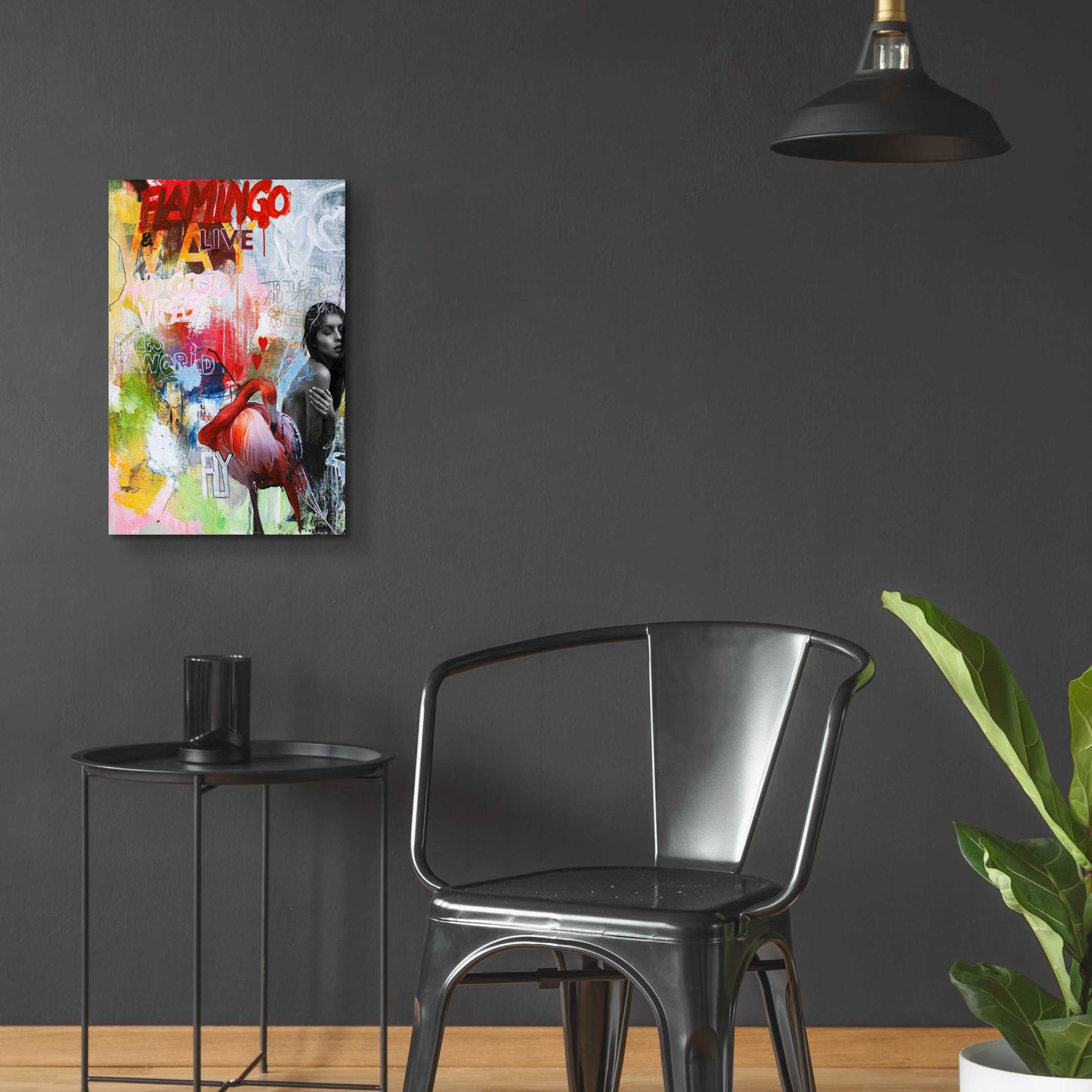 Epic Art 'Flamingo' by Design Fabrikken, Acrylic Glass Wall Art,16x24