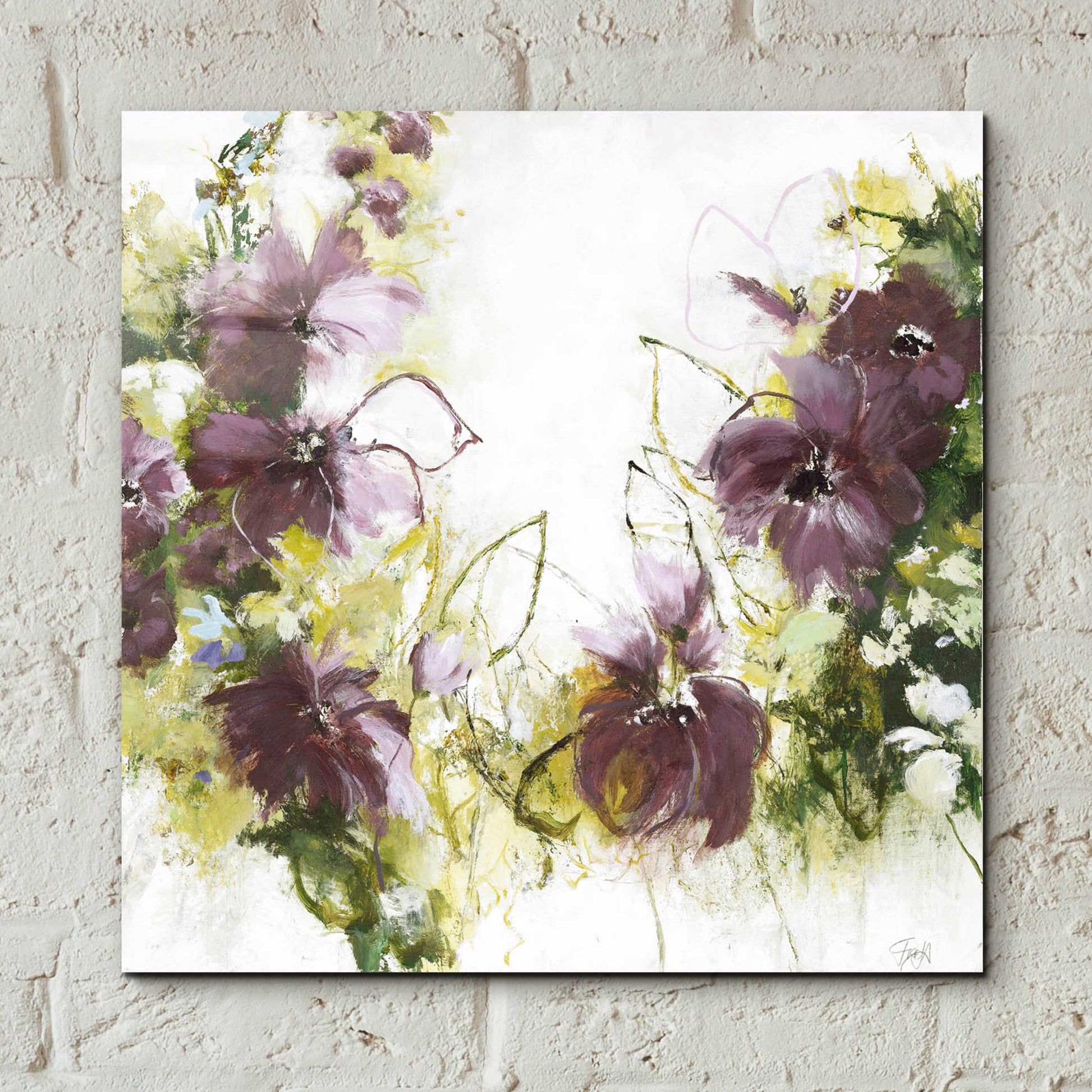 Epic Art 'Flower Blush 1' by Design Fabrikken, Acrylic Glass Wall Art,12x12