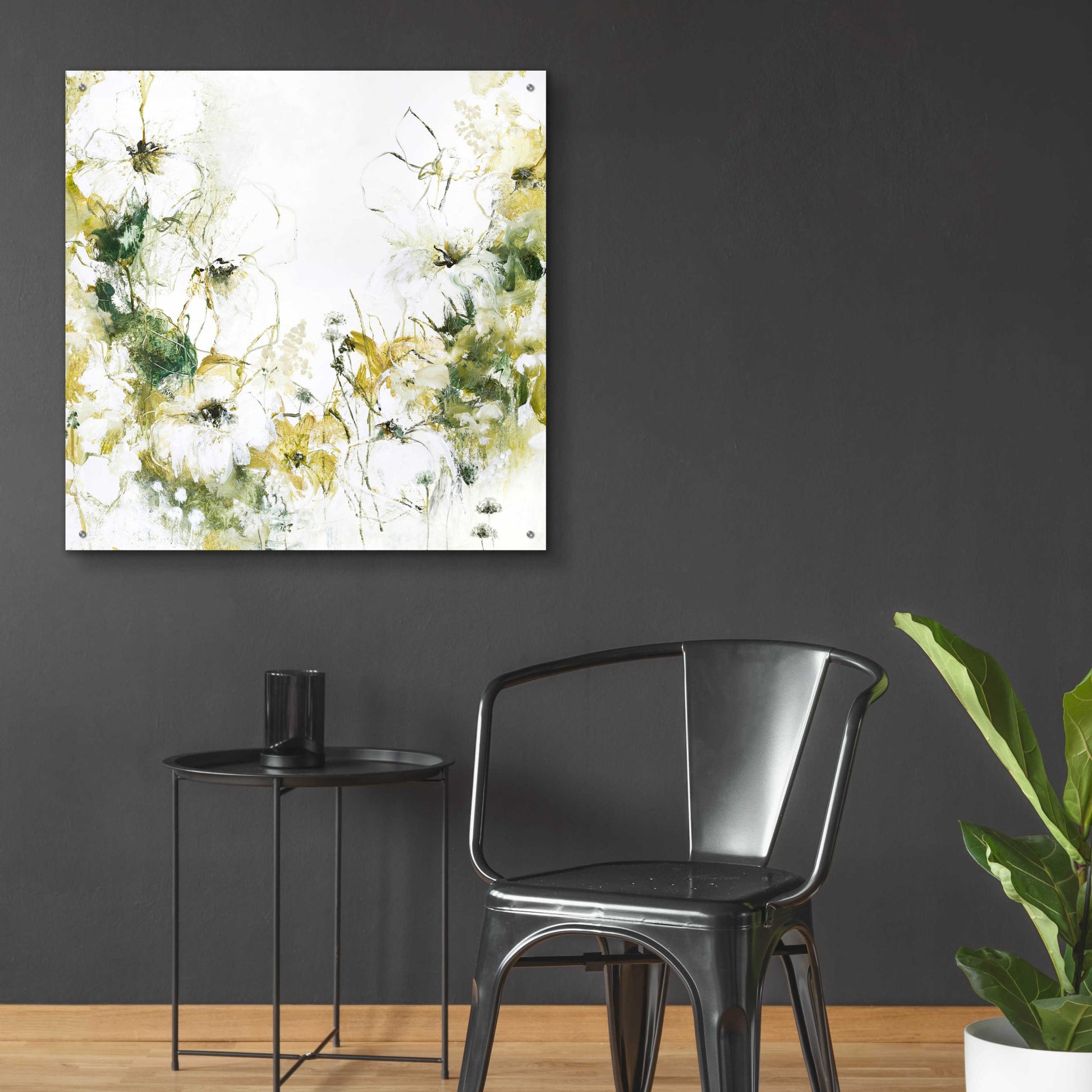 Epic Art 'Flower Blush 3' by Design Fabrikken, Acrylic Glass Wall Art,36x36