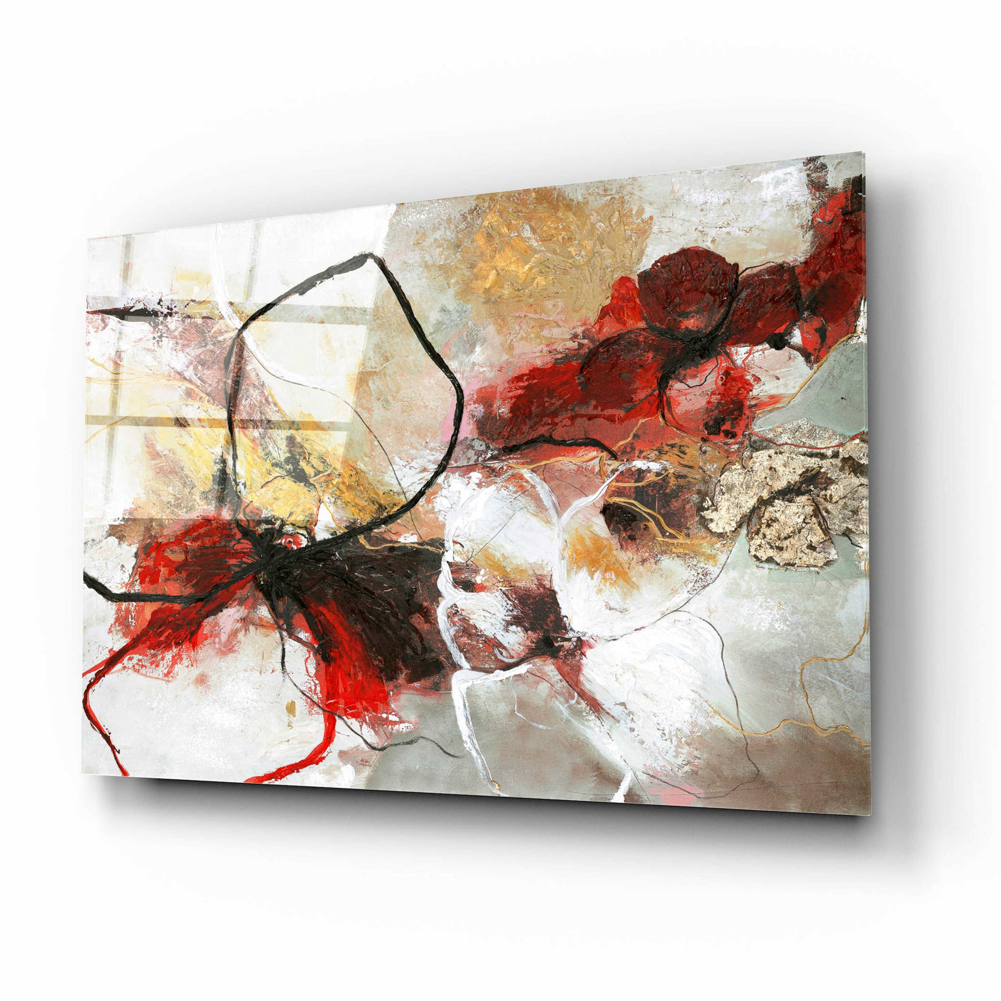 Epic Art 'Flower Fall' by Design Fabrikken, Acrylic Glass Wall Art,16x12