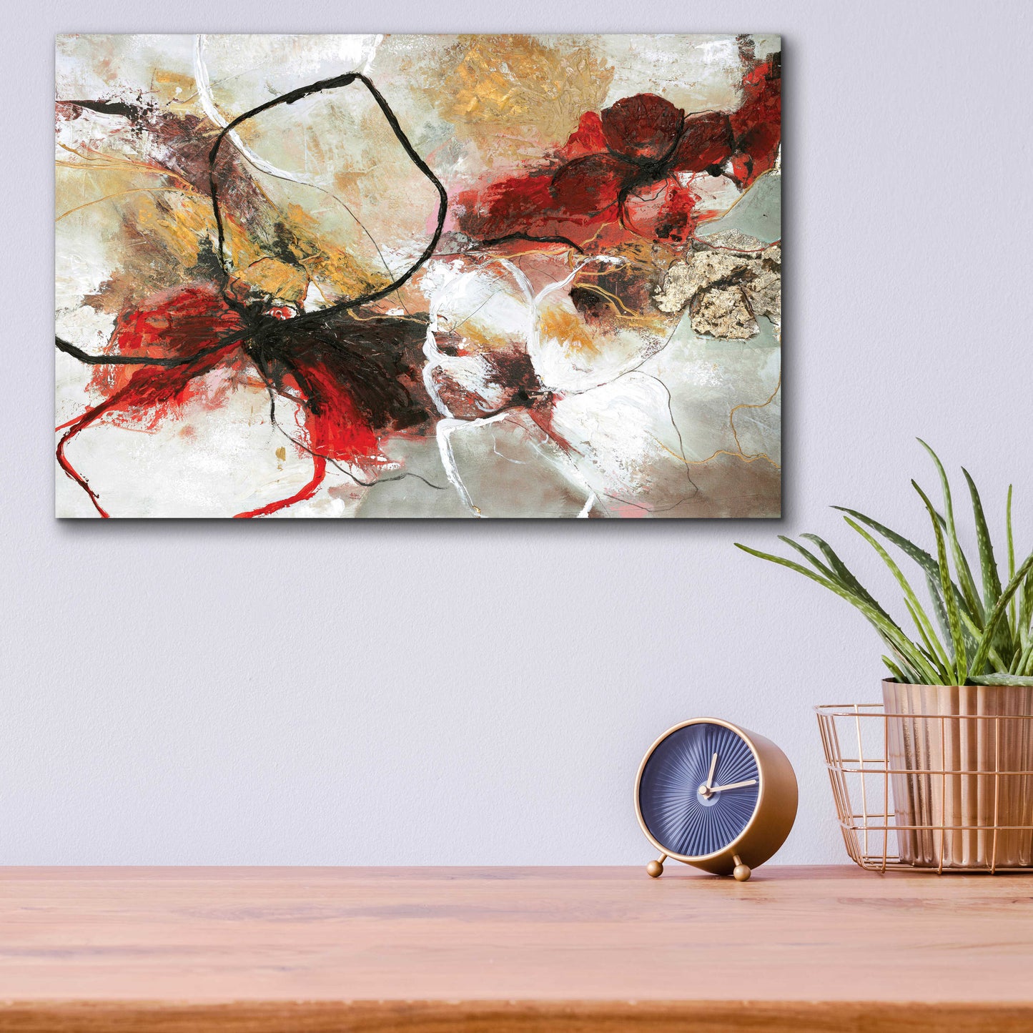 Epic Art 'Flower Fall' by Design Fabrikken, Acrylic Glass Wall Art,16x12