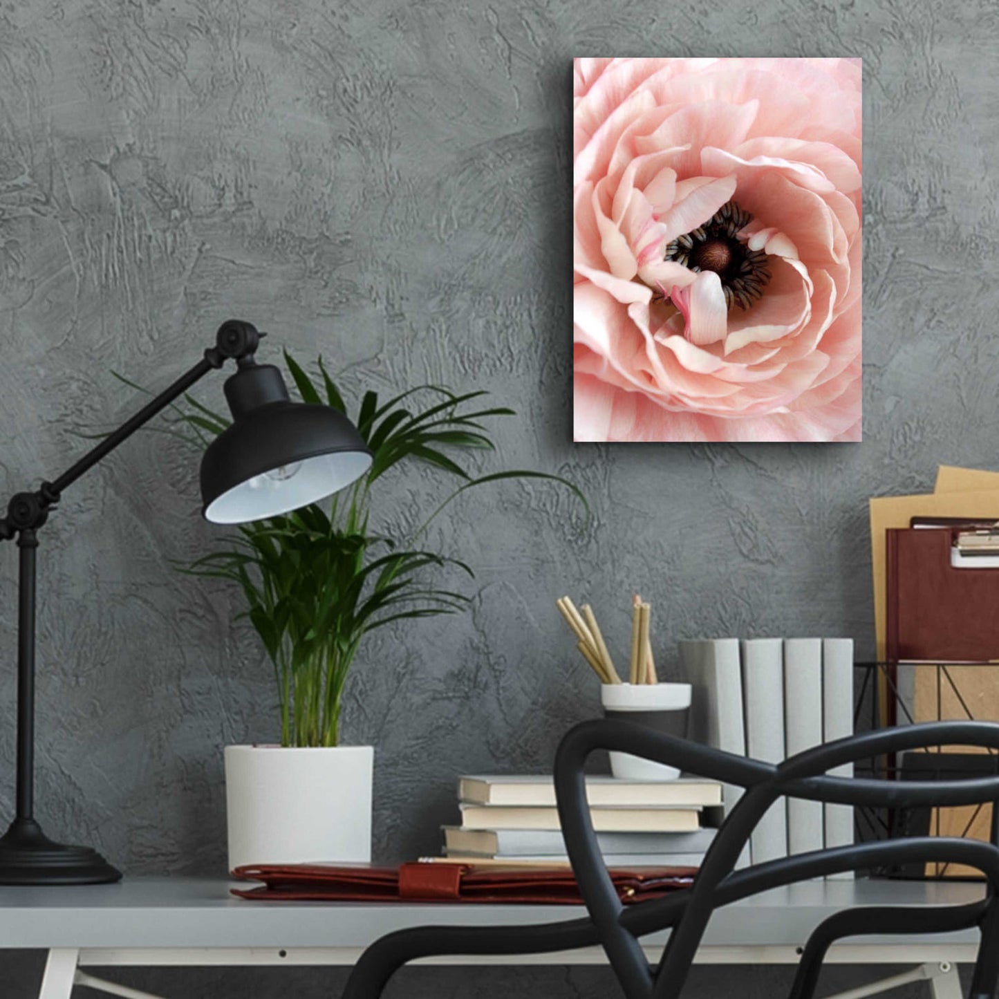 Epic Art 'Flower' by Design Fabrikken, Acrylic Glass Wall Art,12x16