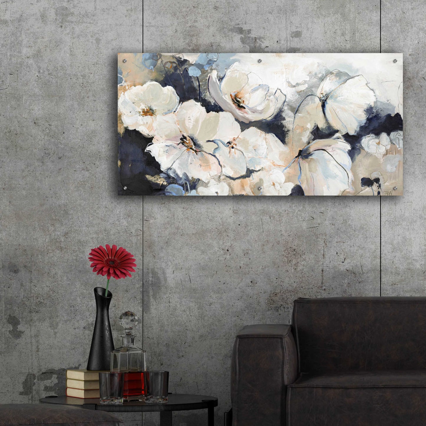 Epic Art 'Flower Varity 2' by Design Fabrikken, Acrylic Glass Wall Art,48x24