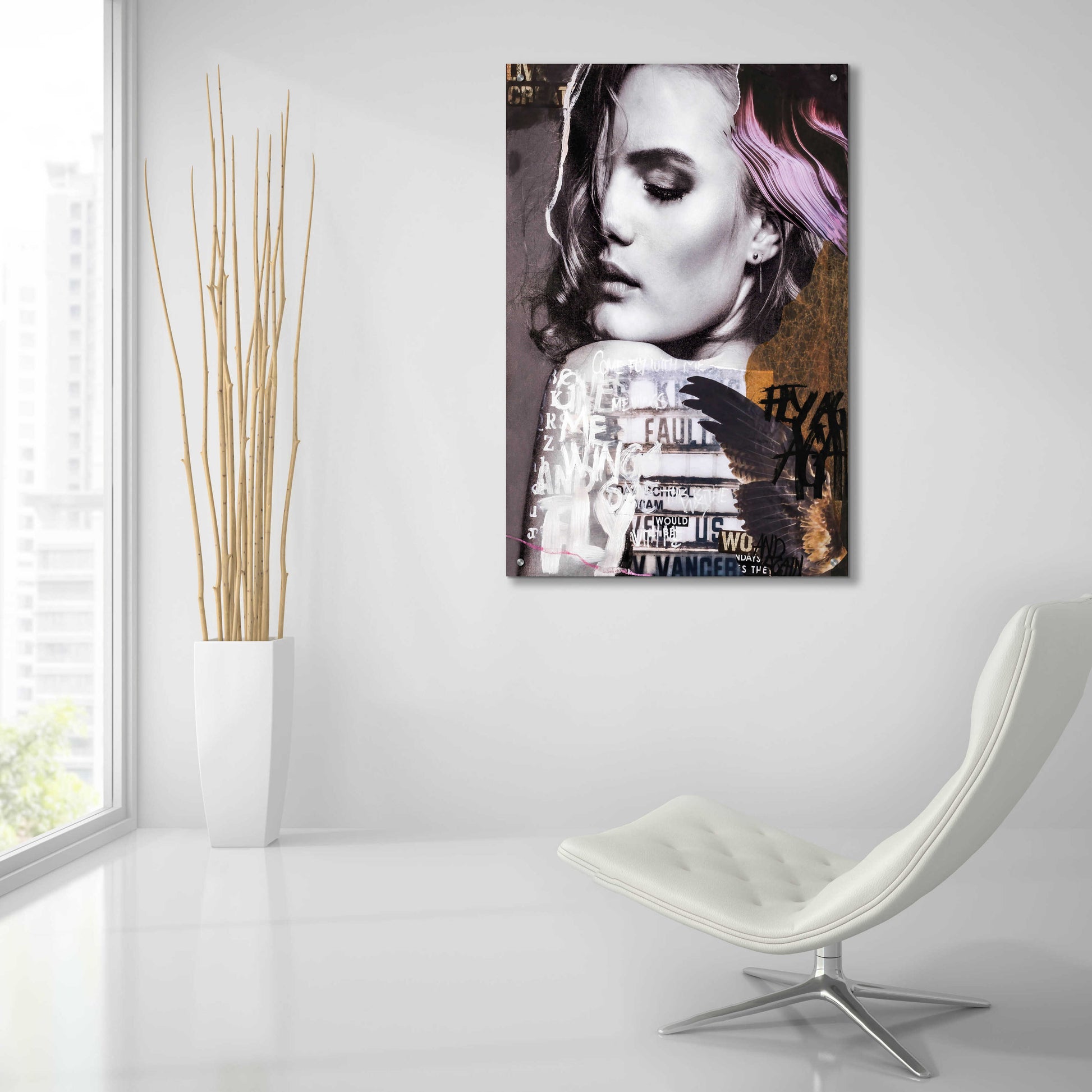 Epic Art 'Fly Again' by Design Fabrikken, Acrylic Glass Wall Art,24x36