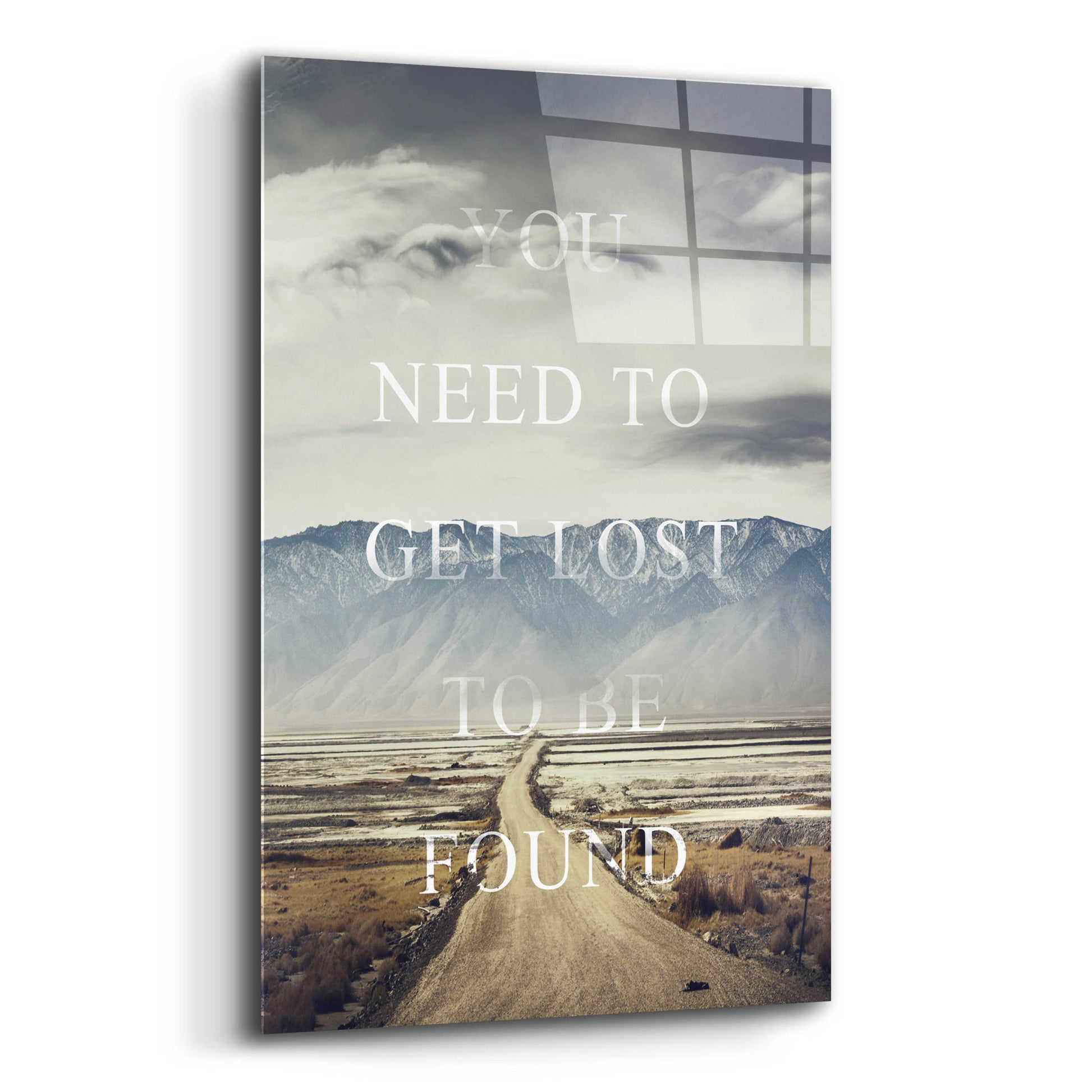 Epic Art 'Get Lost' by Design Fabrikken, Acrylic Glass Wall Art,12x16