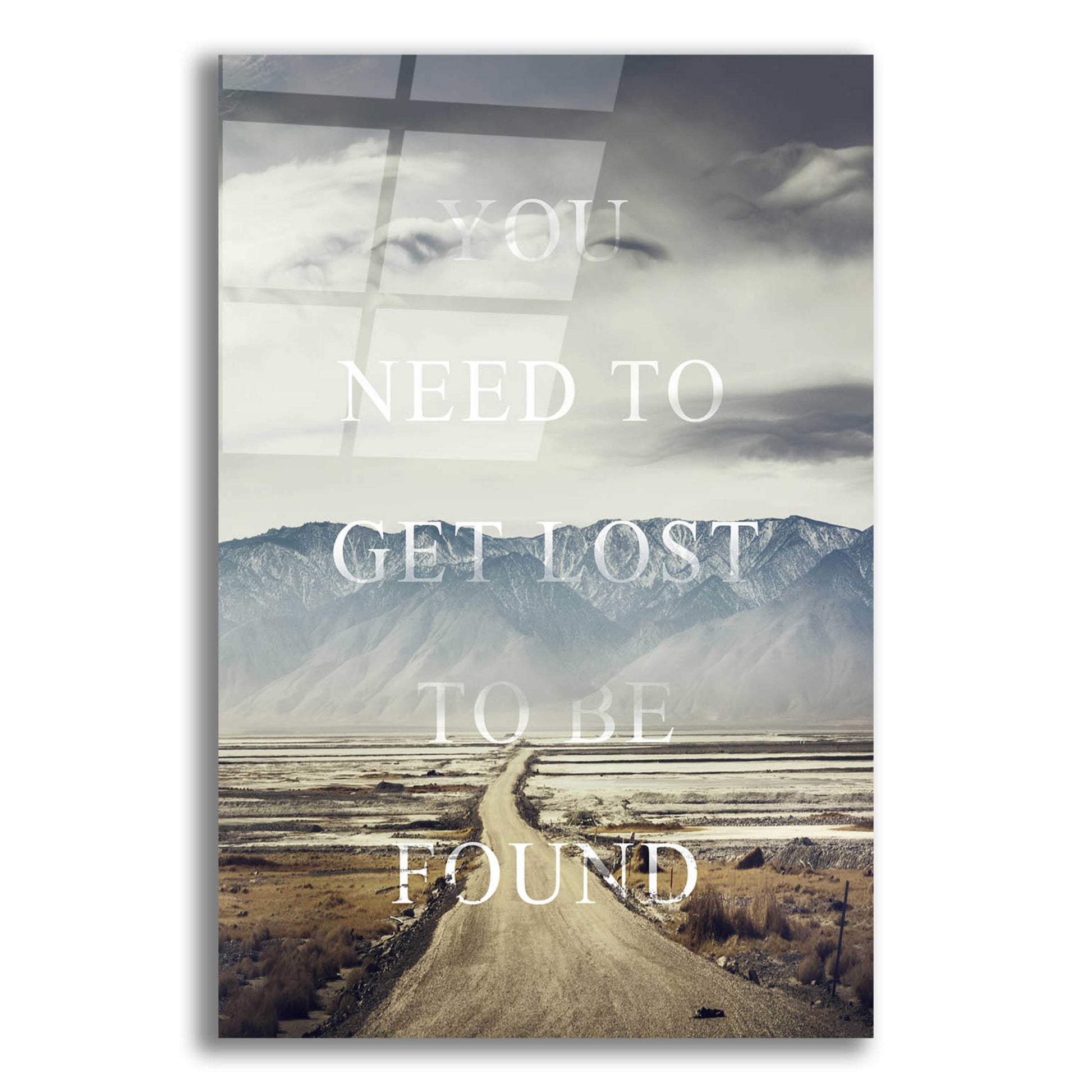 Epic Art 'Get Lost' by Design Fabrikken, Acrylic Glass Wall Art,12x16