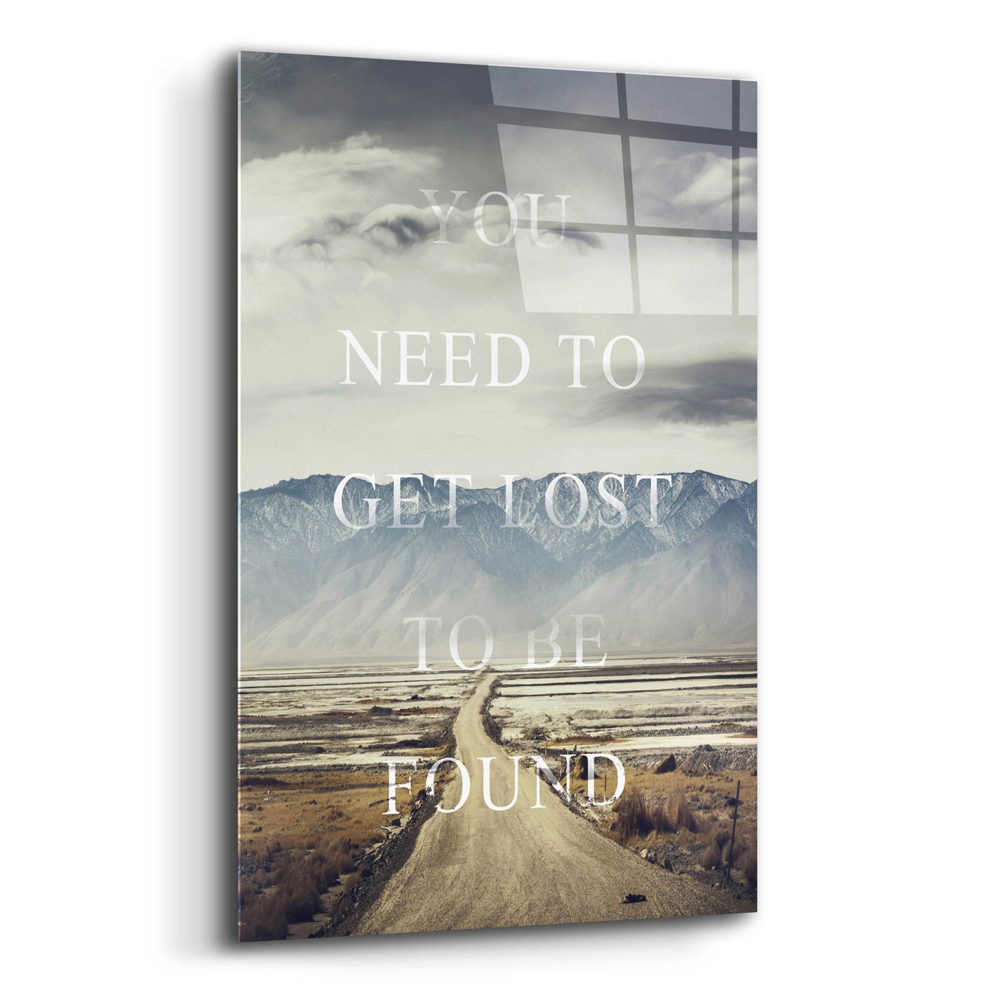 Epic Art 'Get Lost' by Design Fabrikken, Acrylic Glass Wall Art,16x24