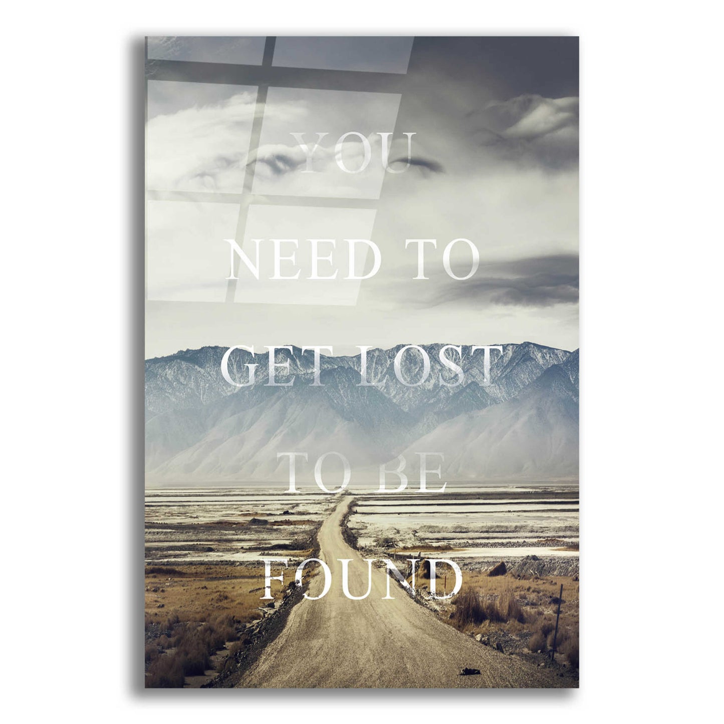 Epic Art 'Get Lost' by Design Fabrikken, Acrylic Glass Wall Art,16x24