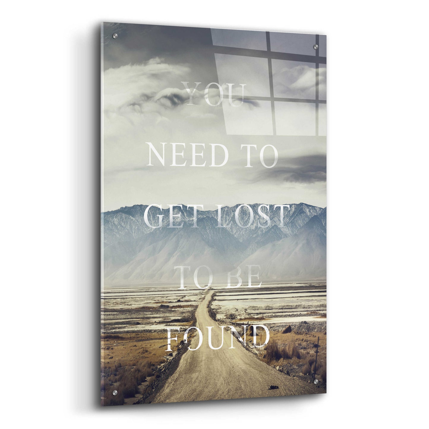 Epic Art 'Get Lost' by Design Fabrikken, Acrylic Glass Wall Art,24x36