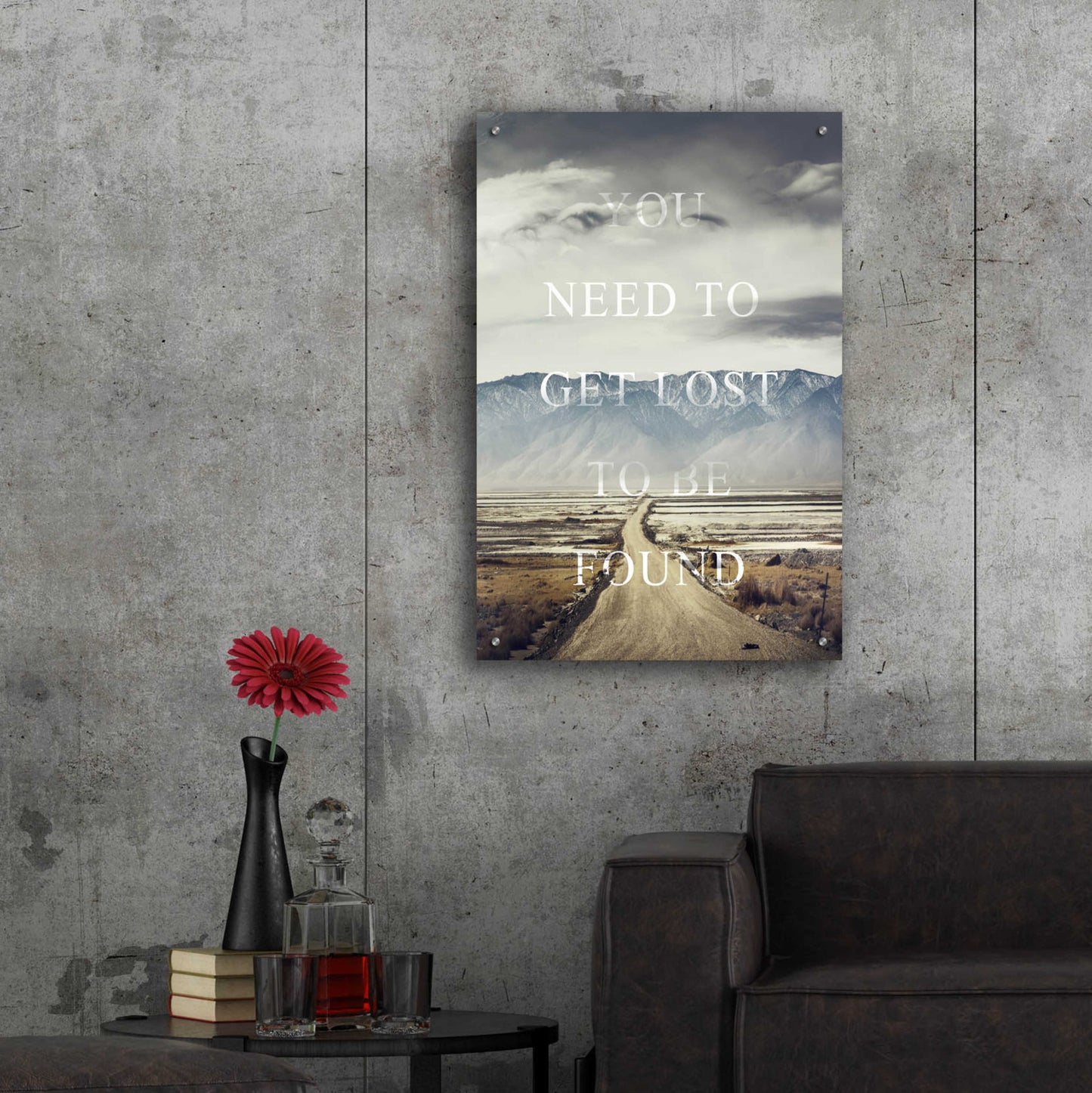 Epic Art 'Get Lost' by Design Fabrikken, Acrylic Glass Wall Art,24x36