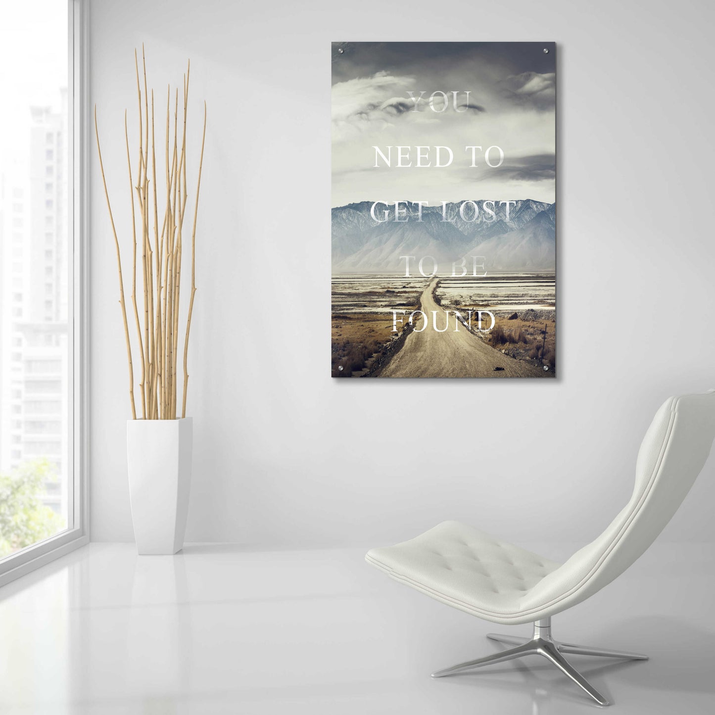 Epic Art 'Get Lost' by Design Fabrikken, Acrylic Glass Wall Art,24x36