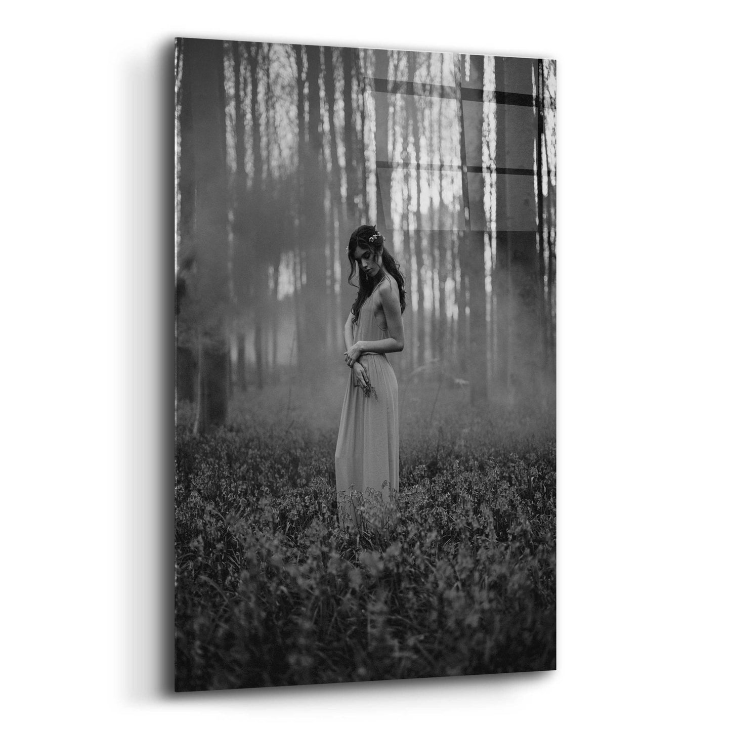 Epic Art 'Girl in the Woods' by Design Fabrikken, Acrylic Glass Wall Art,12x16