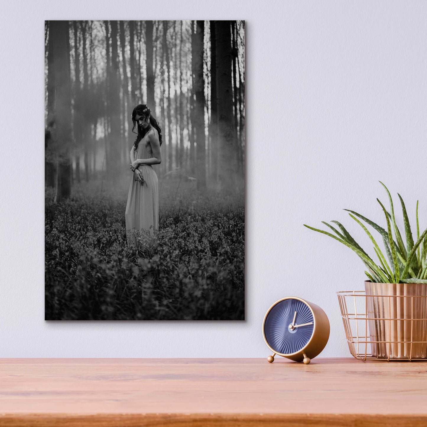 Epic Art 'Girl in the Woods' by Design Fabrikken, Acrylic Glass Wall Art,12x16