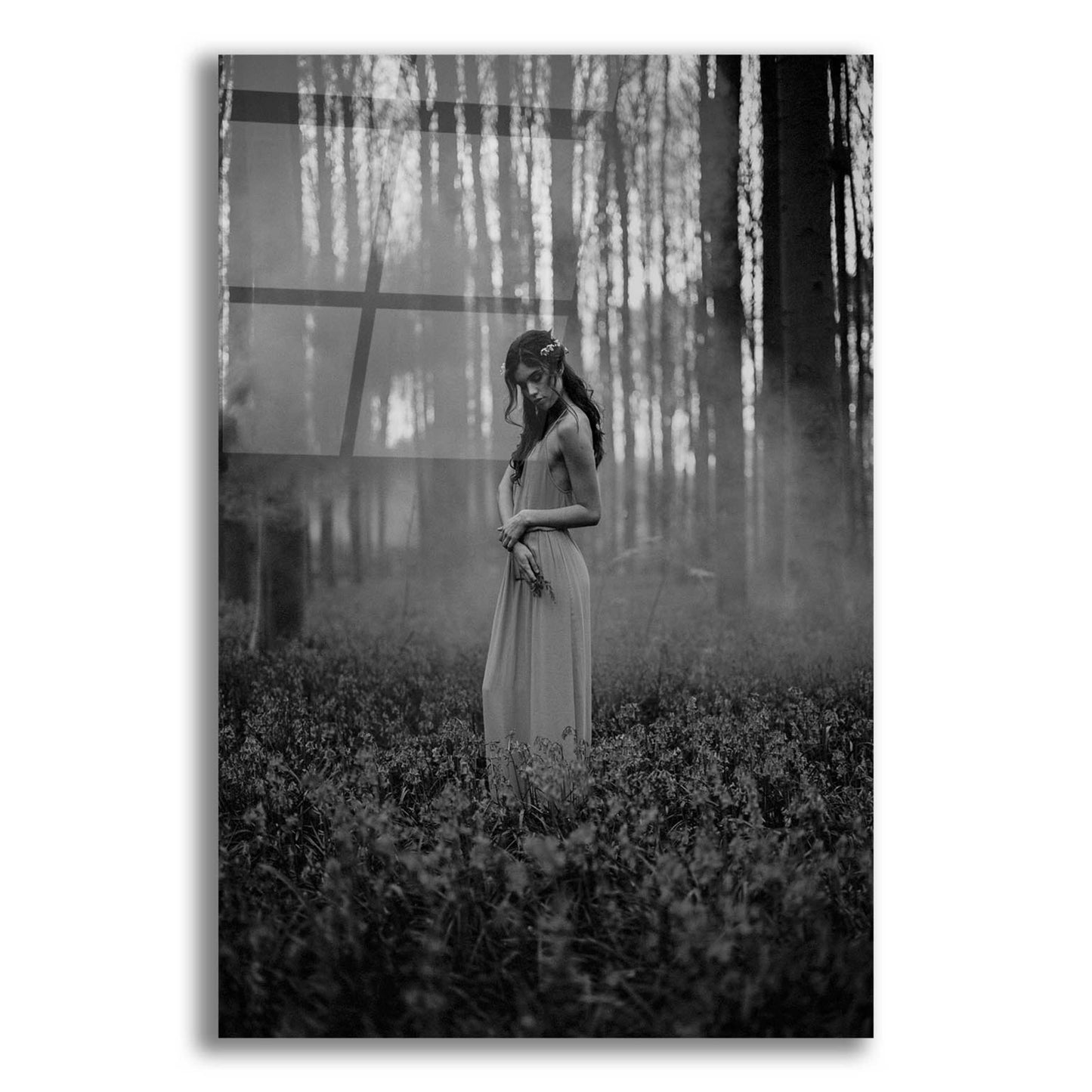 Epic Art 'Girl in the Woods' by Design Fabrikken, Acrylic Glass Wall Art,12x16