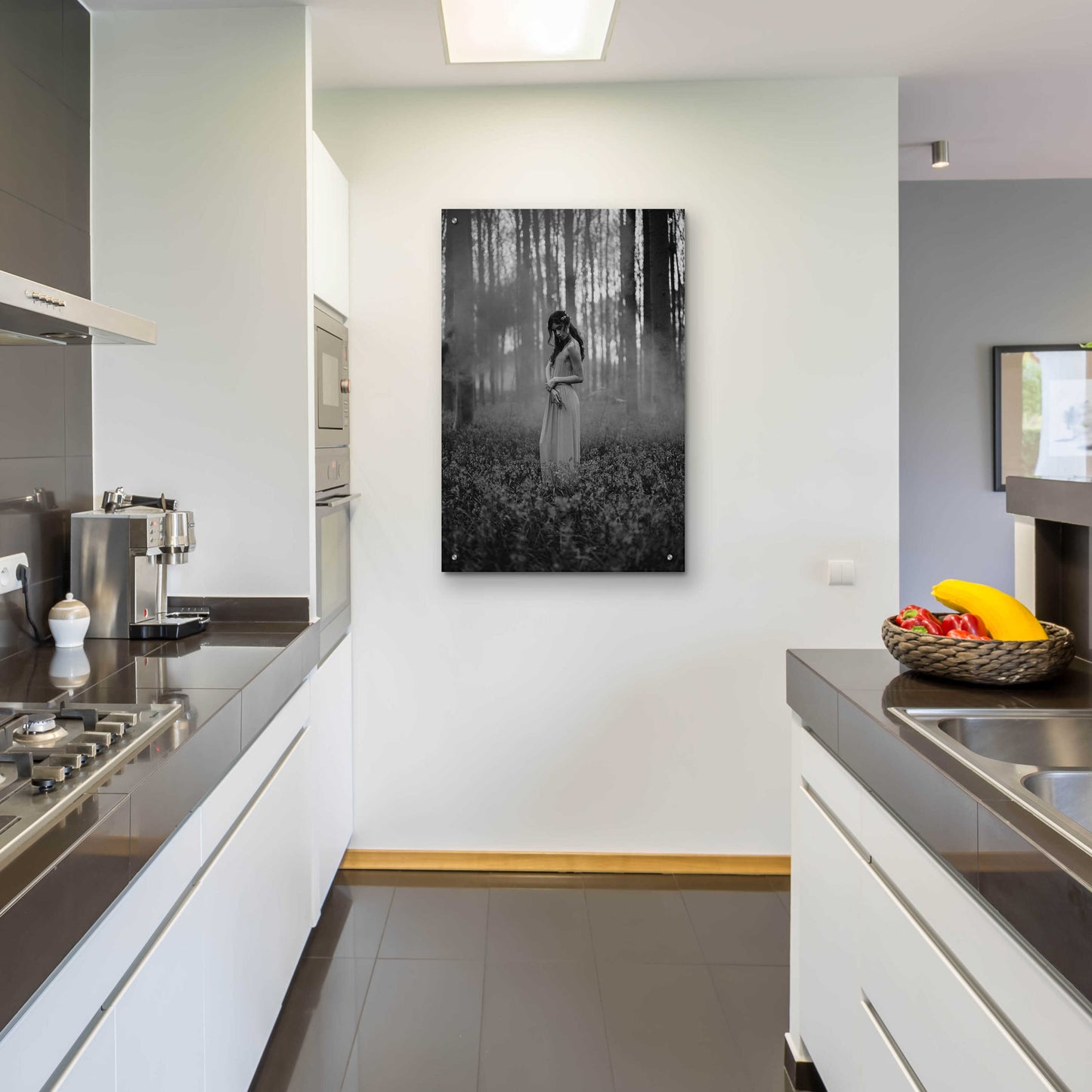 Epic Art 'Girl in the Woods' by Design Fabrikken, Acrylic Glass Wall Art,24x36