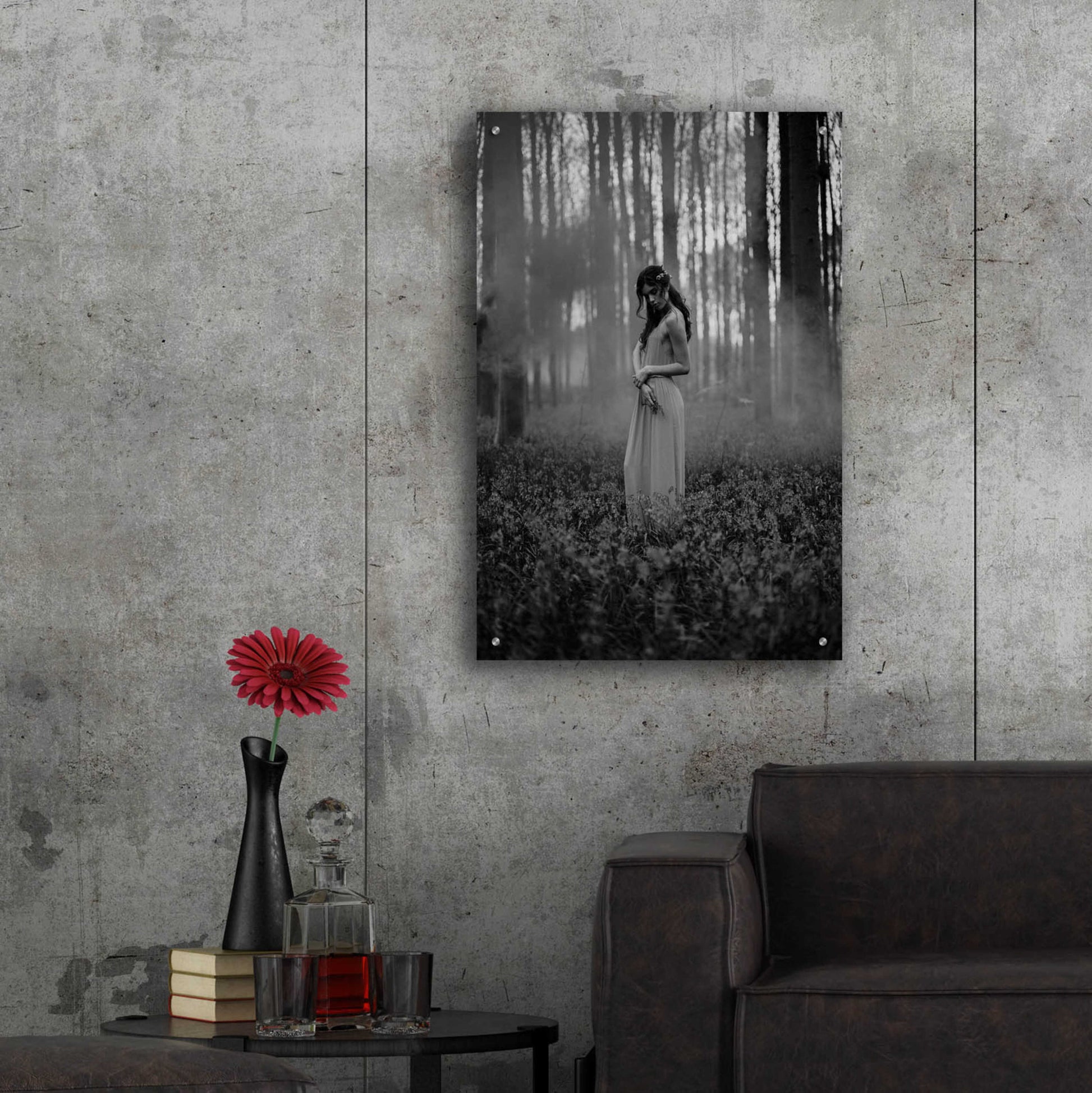 Epic Art 'Girl in the Woods' by Design Fabrikken, Acrylic Glass Wall Art,24x36