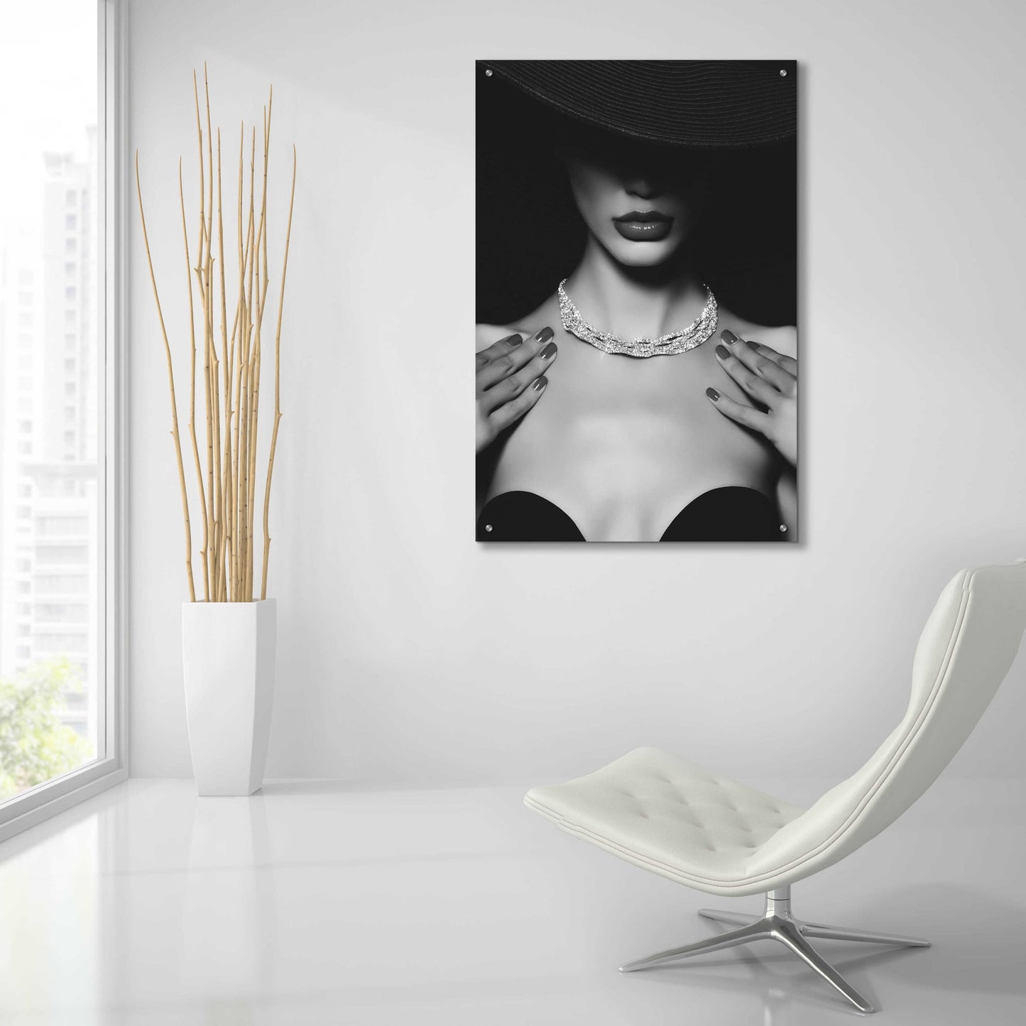 Epic Art 'Girl’s Best Friend' by Design Fabrikken, Acrylic Glass Wall Art,24x36