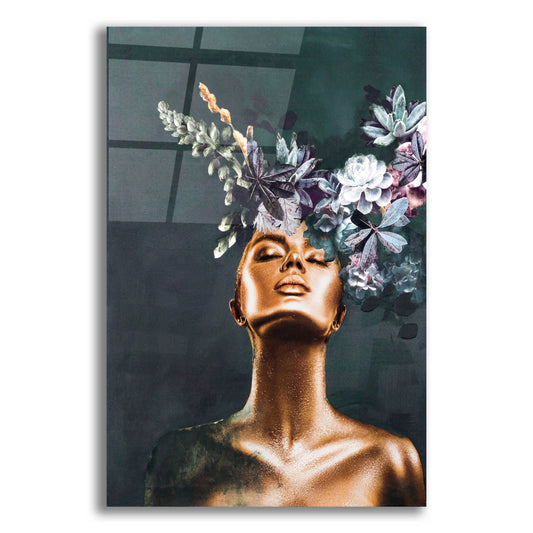 Epic Art 'Gold Couture 2' by Design Fabrikken, Acrylic Glass Wall Art