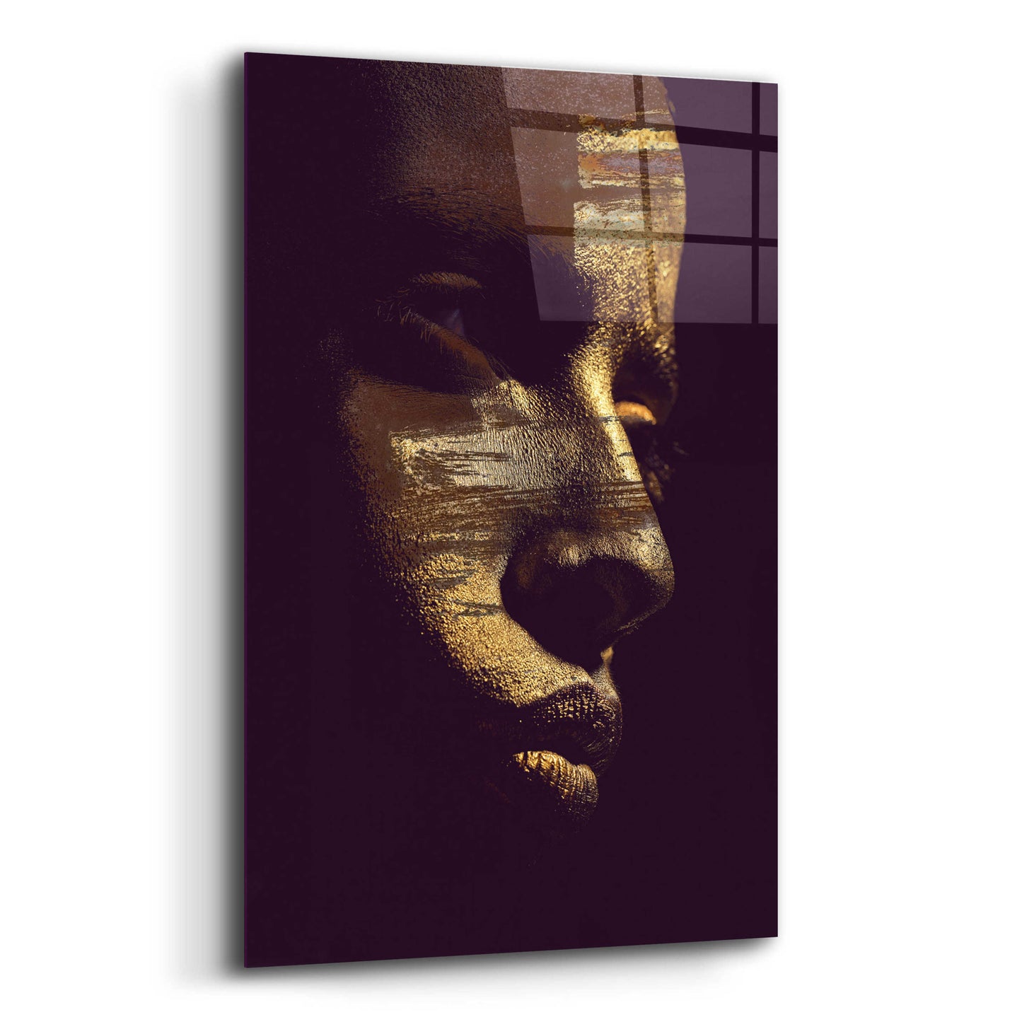 Epic Art 'Gold Vision' by Design Fabrikken, Acrylic Glass Wall Art,12x16