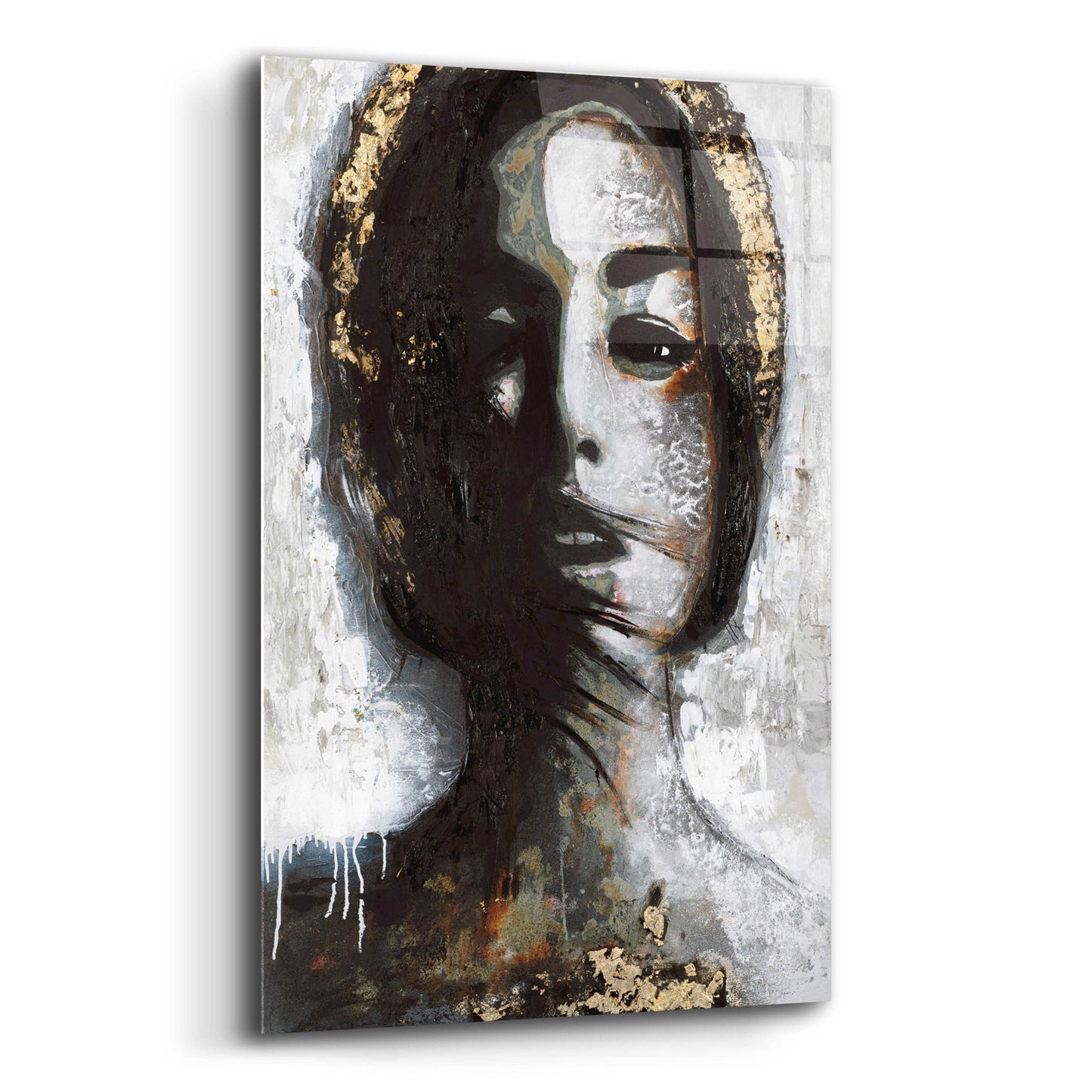 Epic Art 'Golden Madonna' by Design Fabrikken, Acrylic Glass Wall Art,12x16