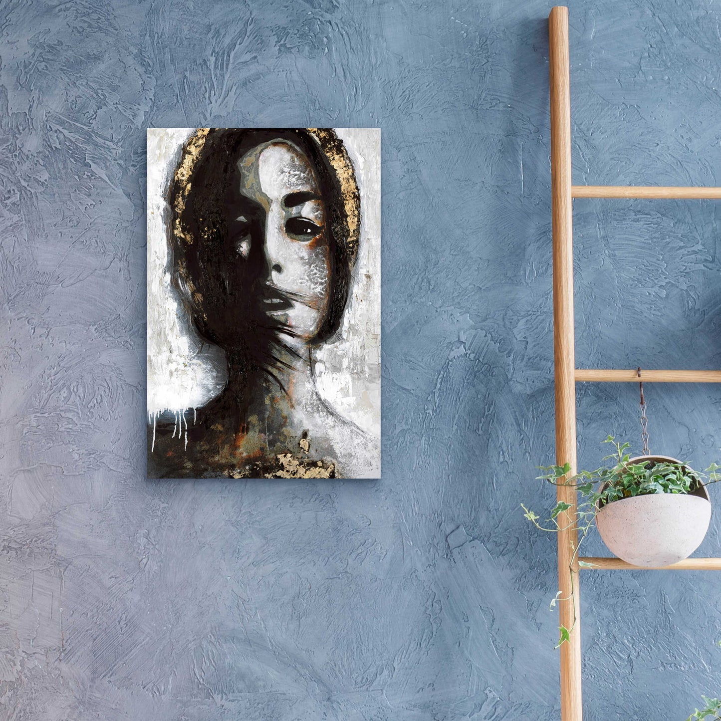 Epic Art 'Golden Madonna' by Design Fabrikken, Acrylic Glass Wall Art,16x24