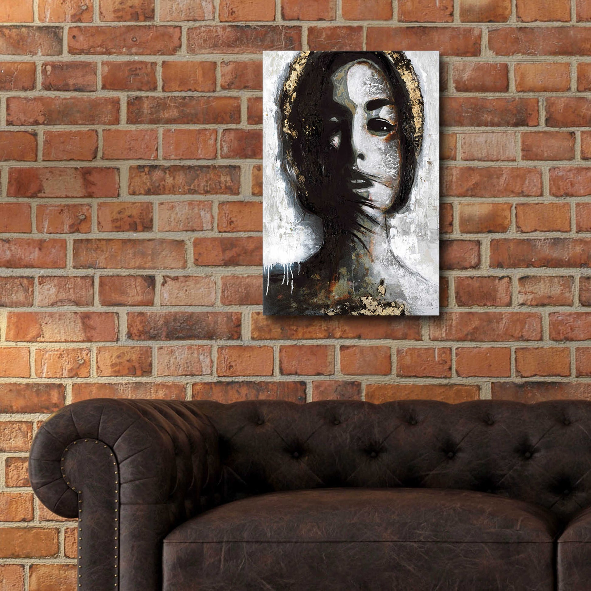 Epic Art 'Golden Madonna' by Design Fabrikken, Acrylic Glass Wall Art,16x24