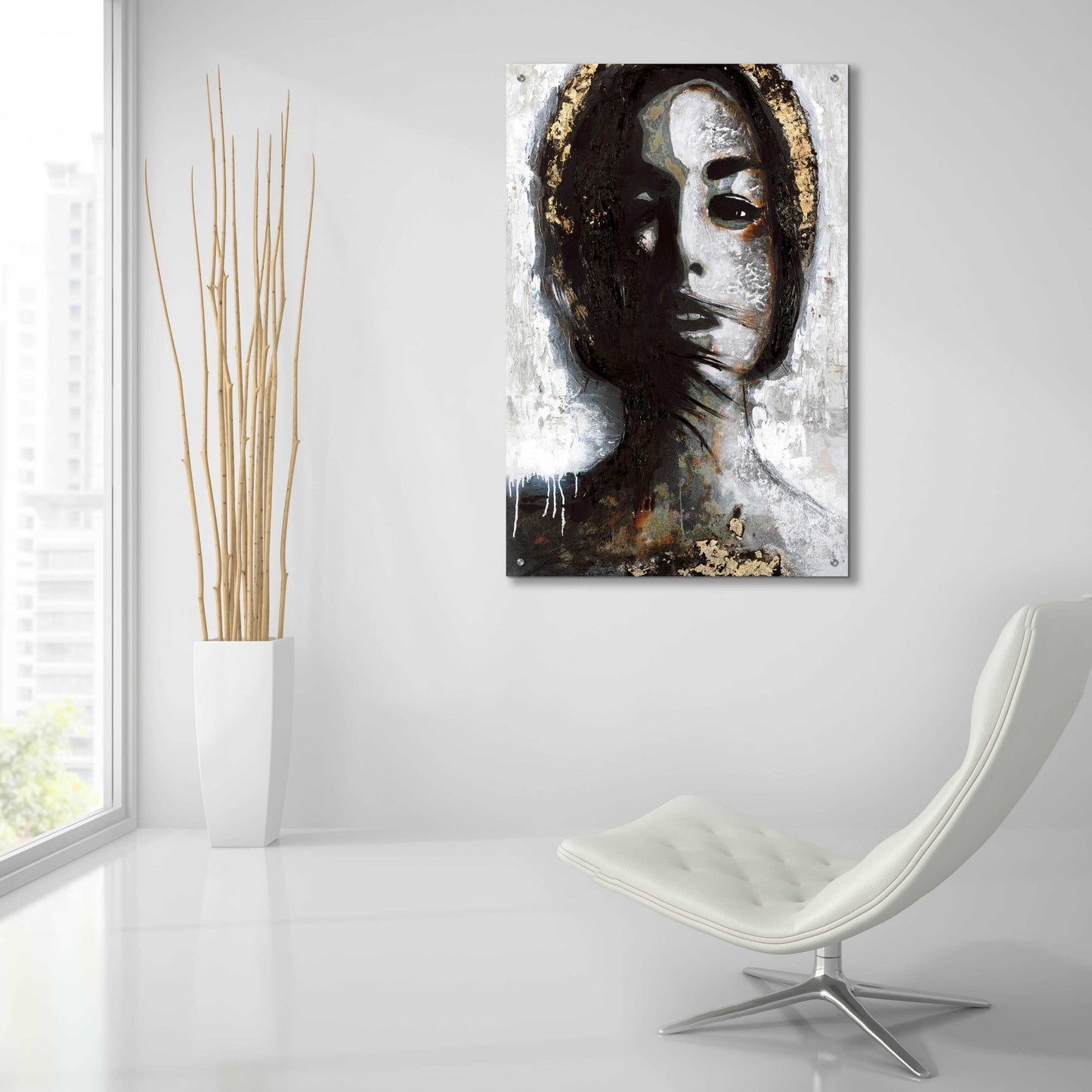 Epic Art 'Golden Madonna' by Design Fabrikken, Acrylic Glass Wall Art,24x36