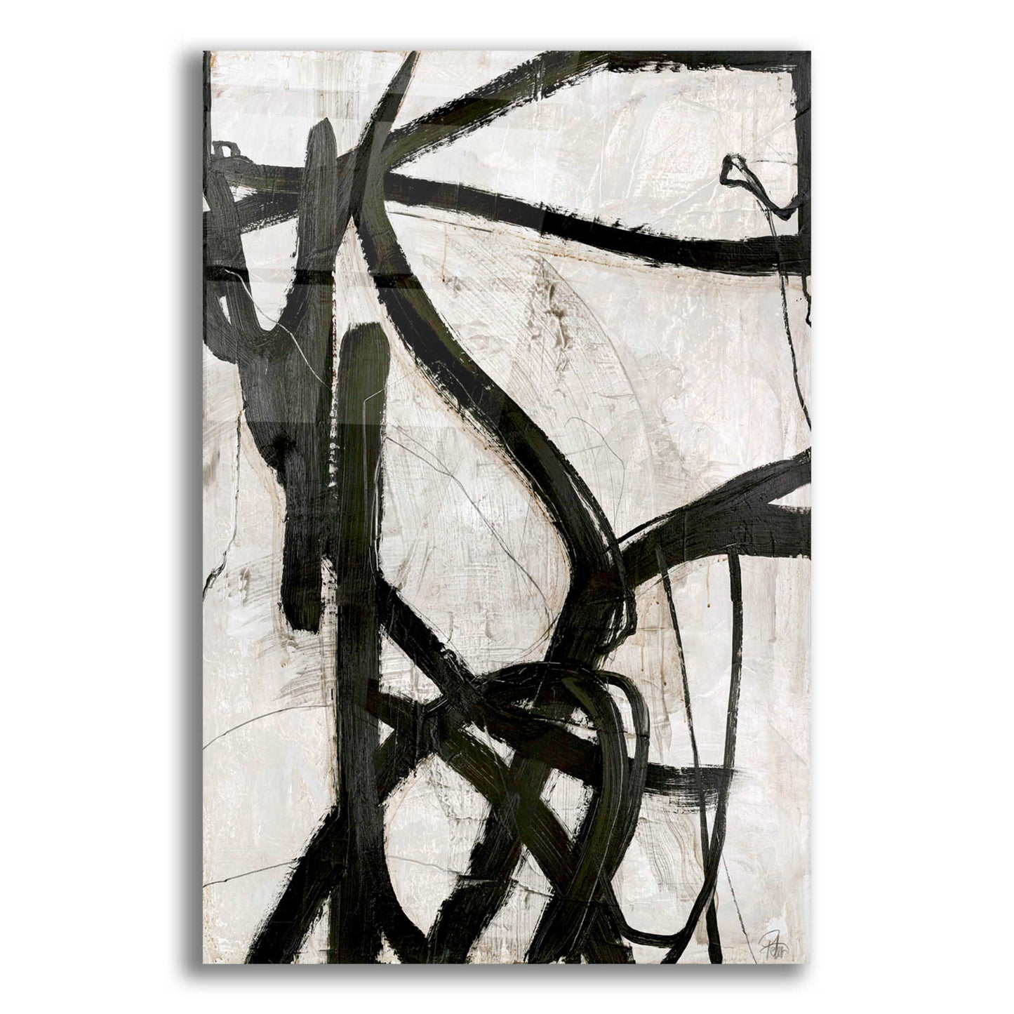 Epic Art 'Graphical Lines 5' by Design Fabrikken, Acrylic Glass Wall Art,12x16